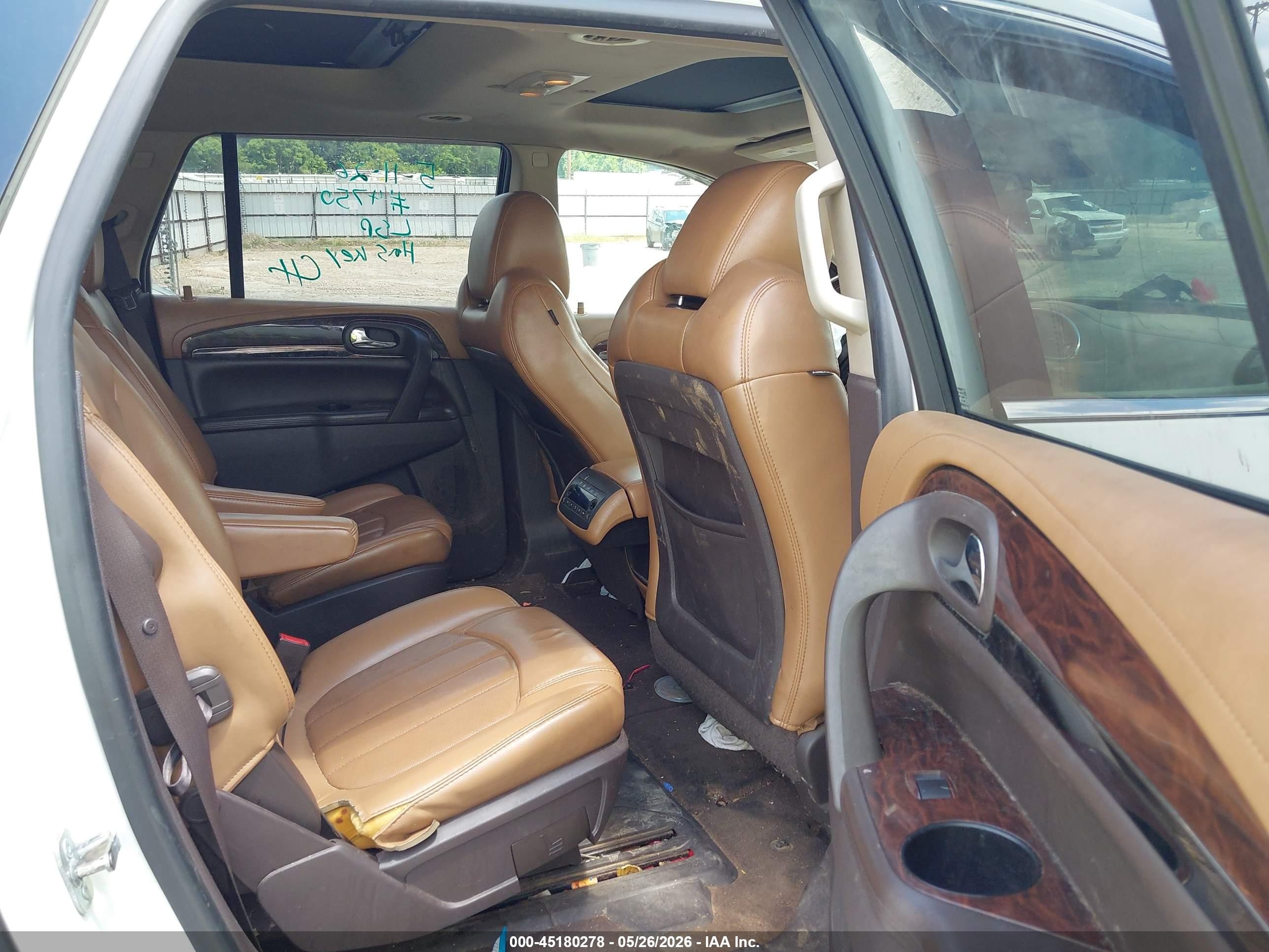 2015 Buick Enclave Leather White vin: 5GAKRBKD1FJ259921