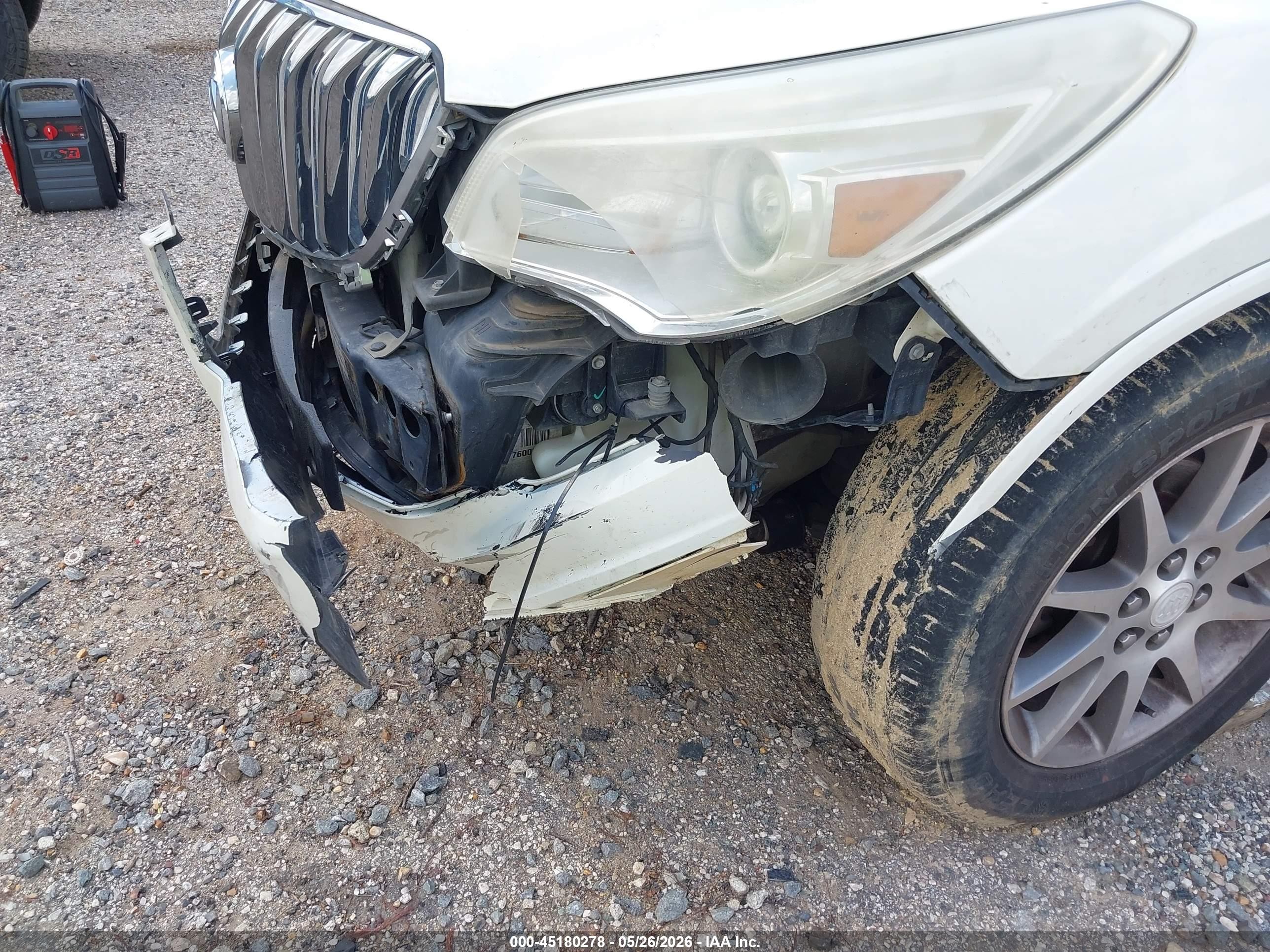 2015 Buick Enclave Leather White vin: 5GAKRBKD1FJ259921