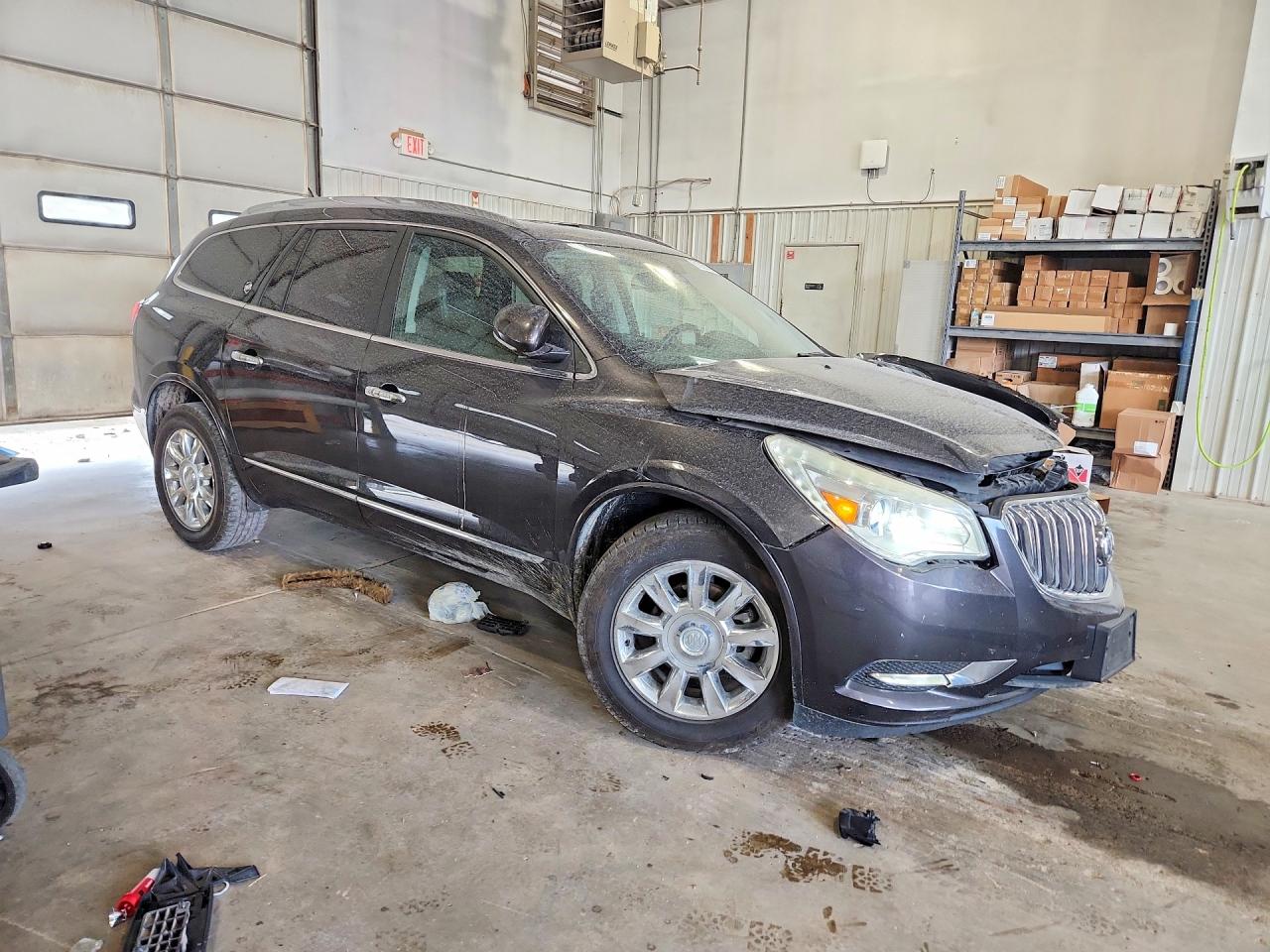 2015 Buick Enclave Серый vin: 5GAKRBKD1FJ282485