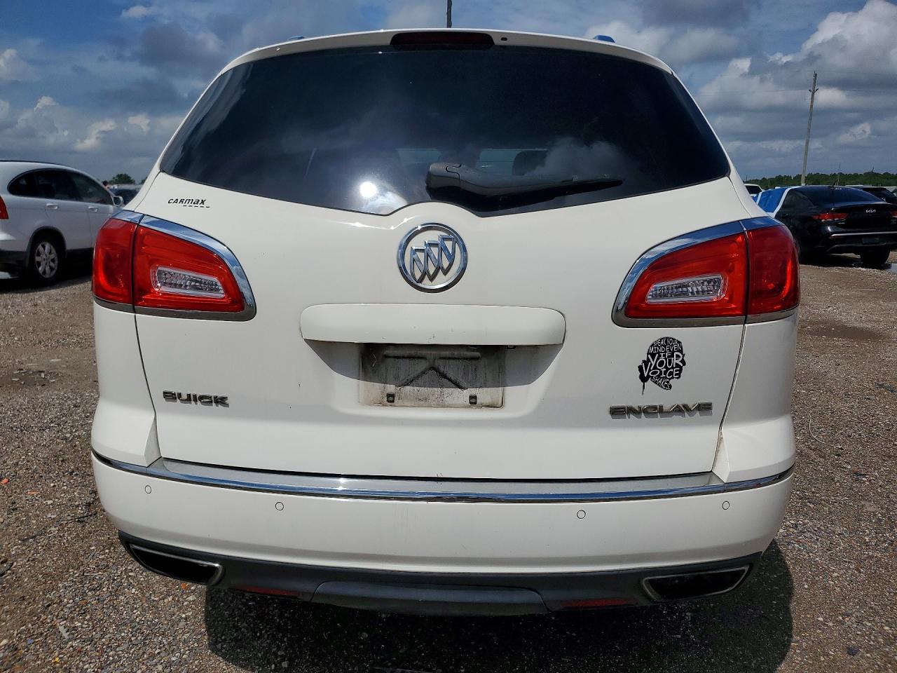 2015 Buick Enclave Белый vin: 5GAKRBKD1FJ302881