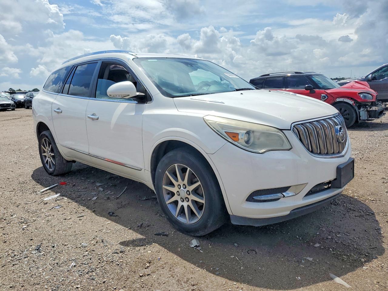 2015 Buick Enclave Белый vin: 5GAKRBKD1FJ302881