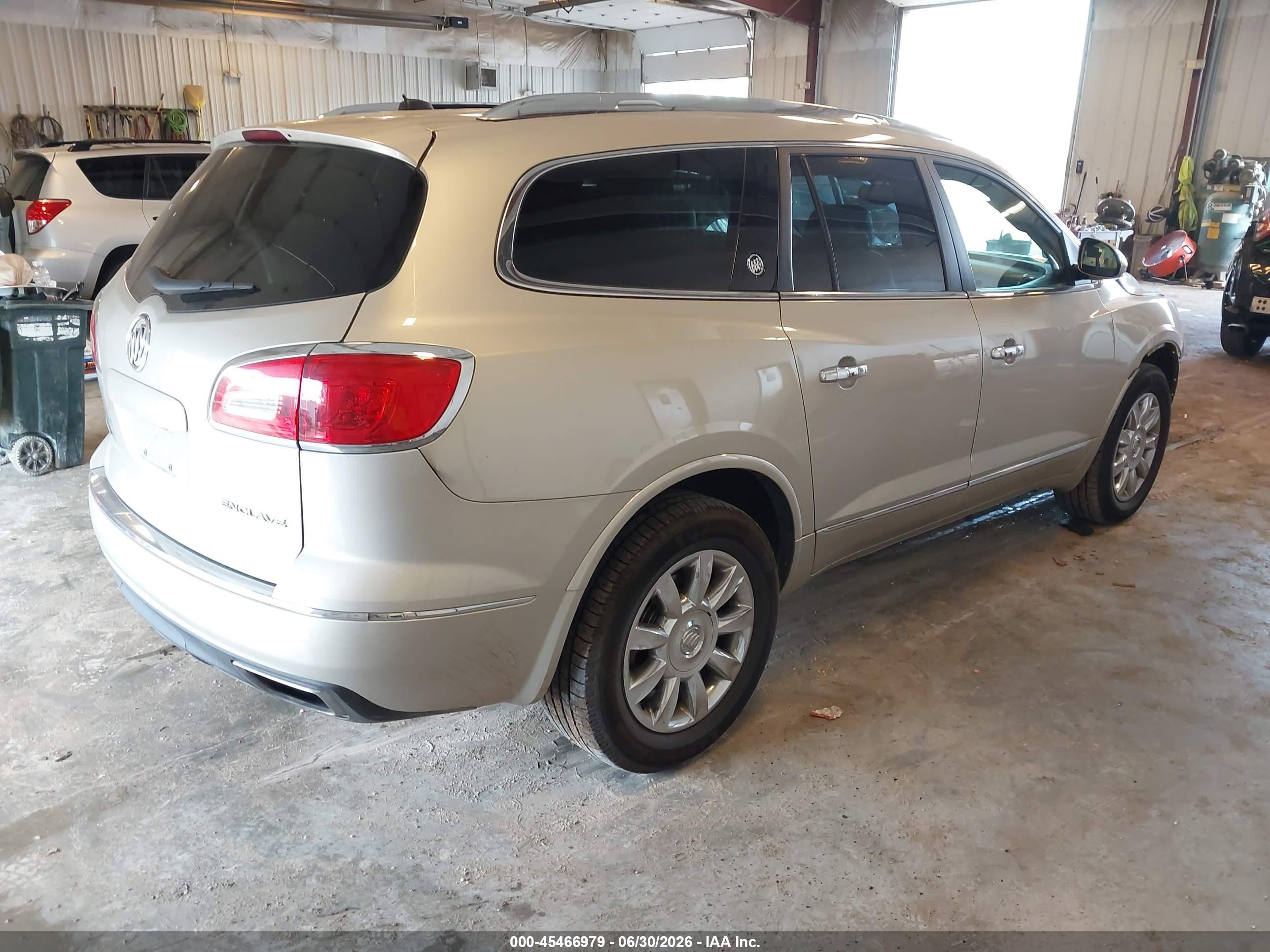 2015 Buick Enclave Leather Gold vin: 5GAKRBKD1FJ367200
