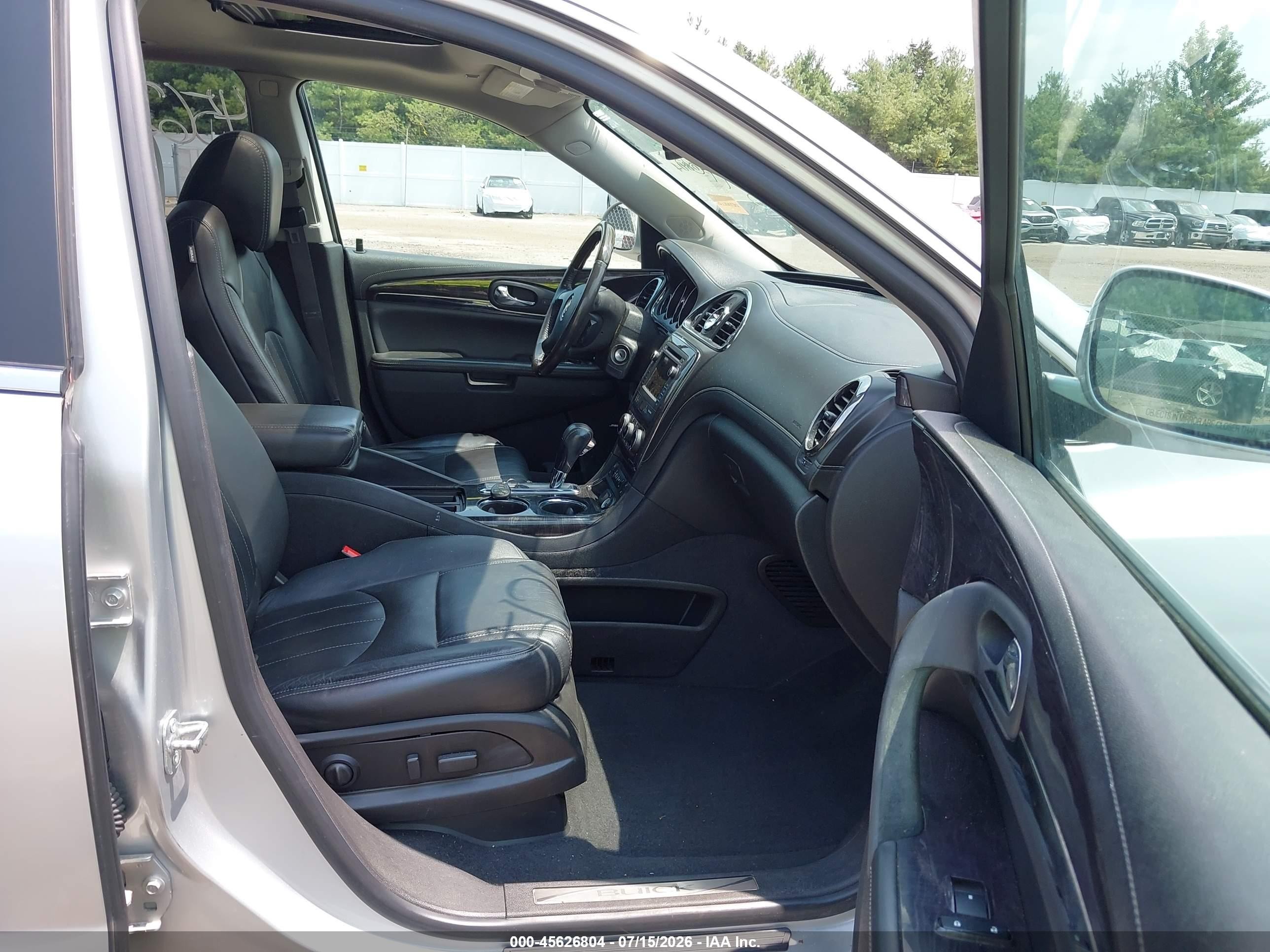 2015 Buick Enclave Leather Silver vin: 5GAKRBKD1FJ387947