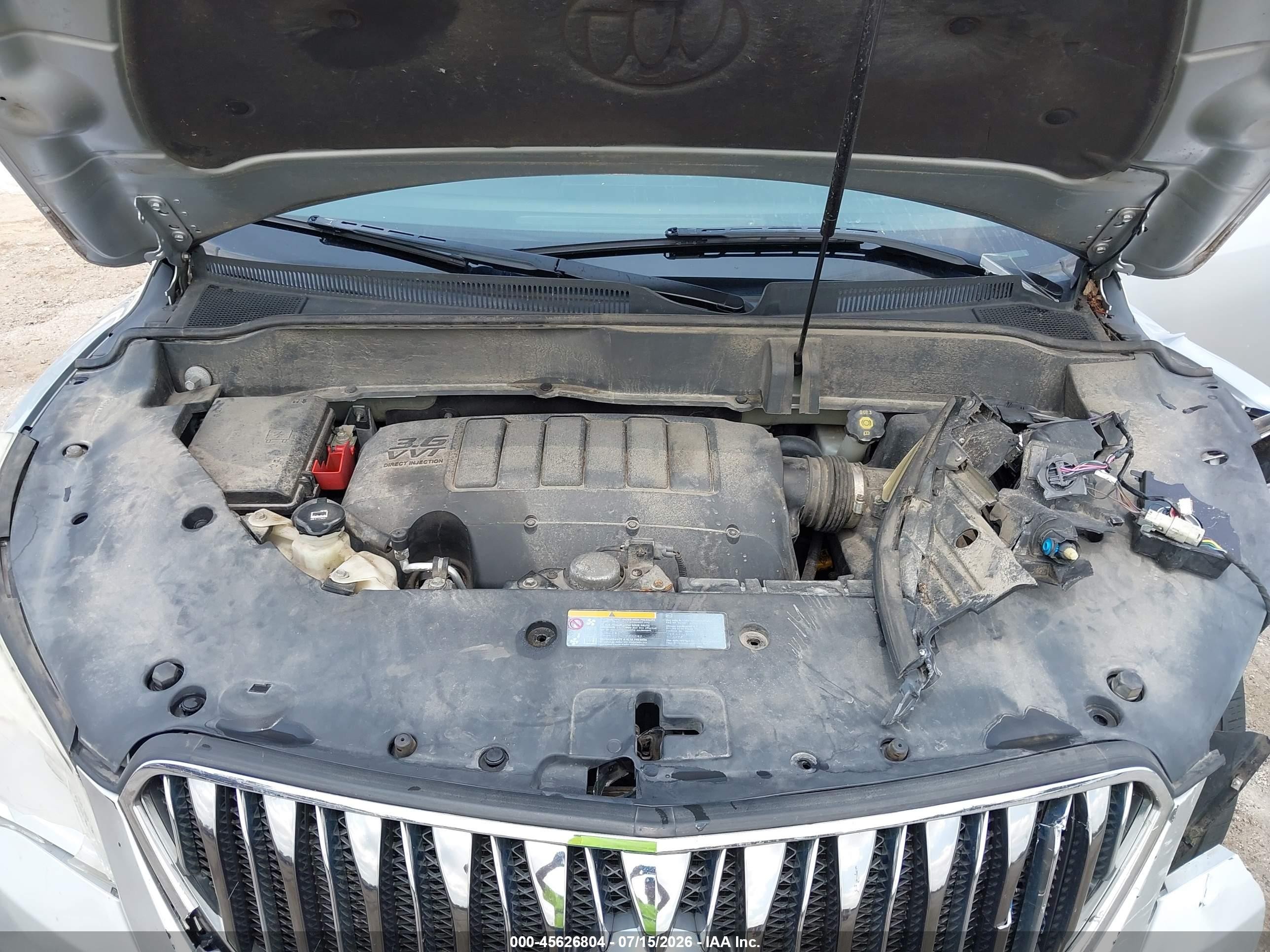 2015 Buick Enclave Leather Silver vin: 5GAKRBKD1FJ387947