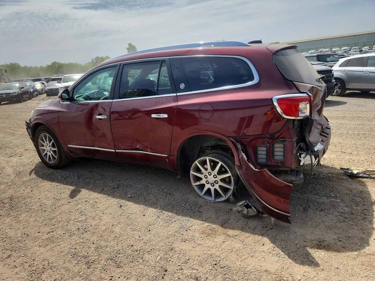 2016 Buick Enclave Бордовый vin: 5GAKRBKD1GJ132197