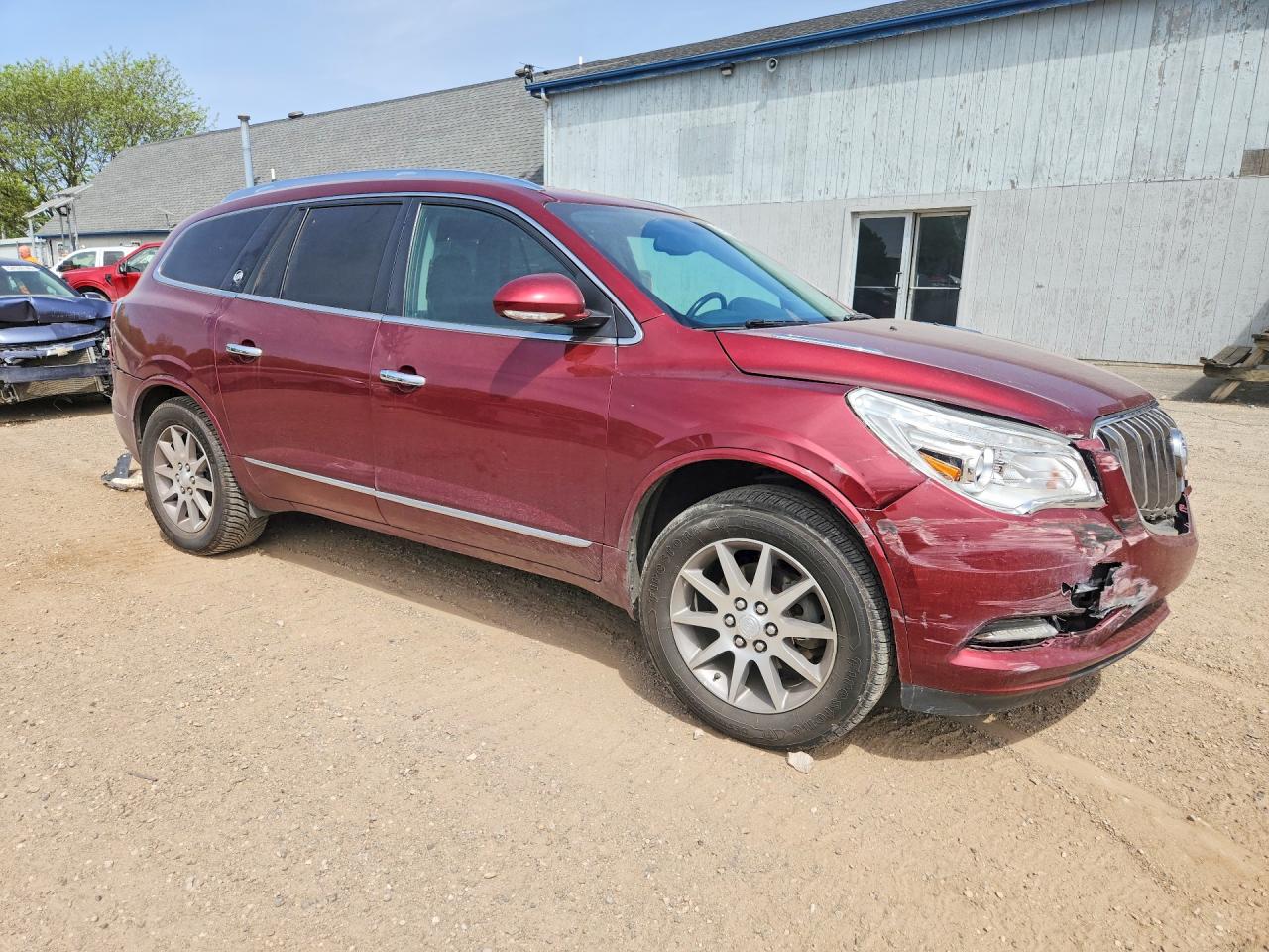2016 Buick Enclave Бордовый vin: 5GAKRBKD1GJ132197