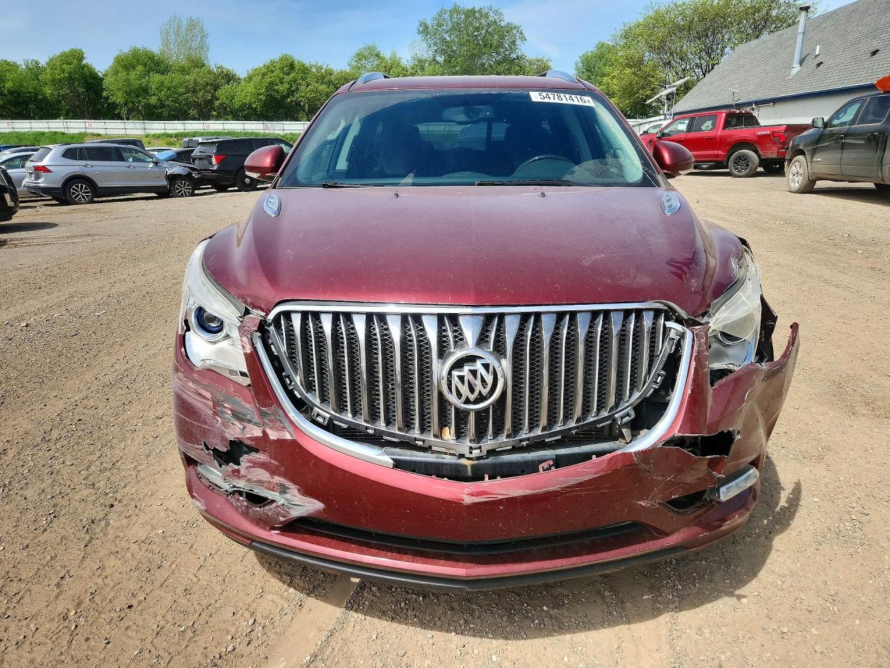 2016 Buick Enclave Бордовый vin: 5GAKRBKD1GJ132197
