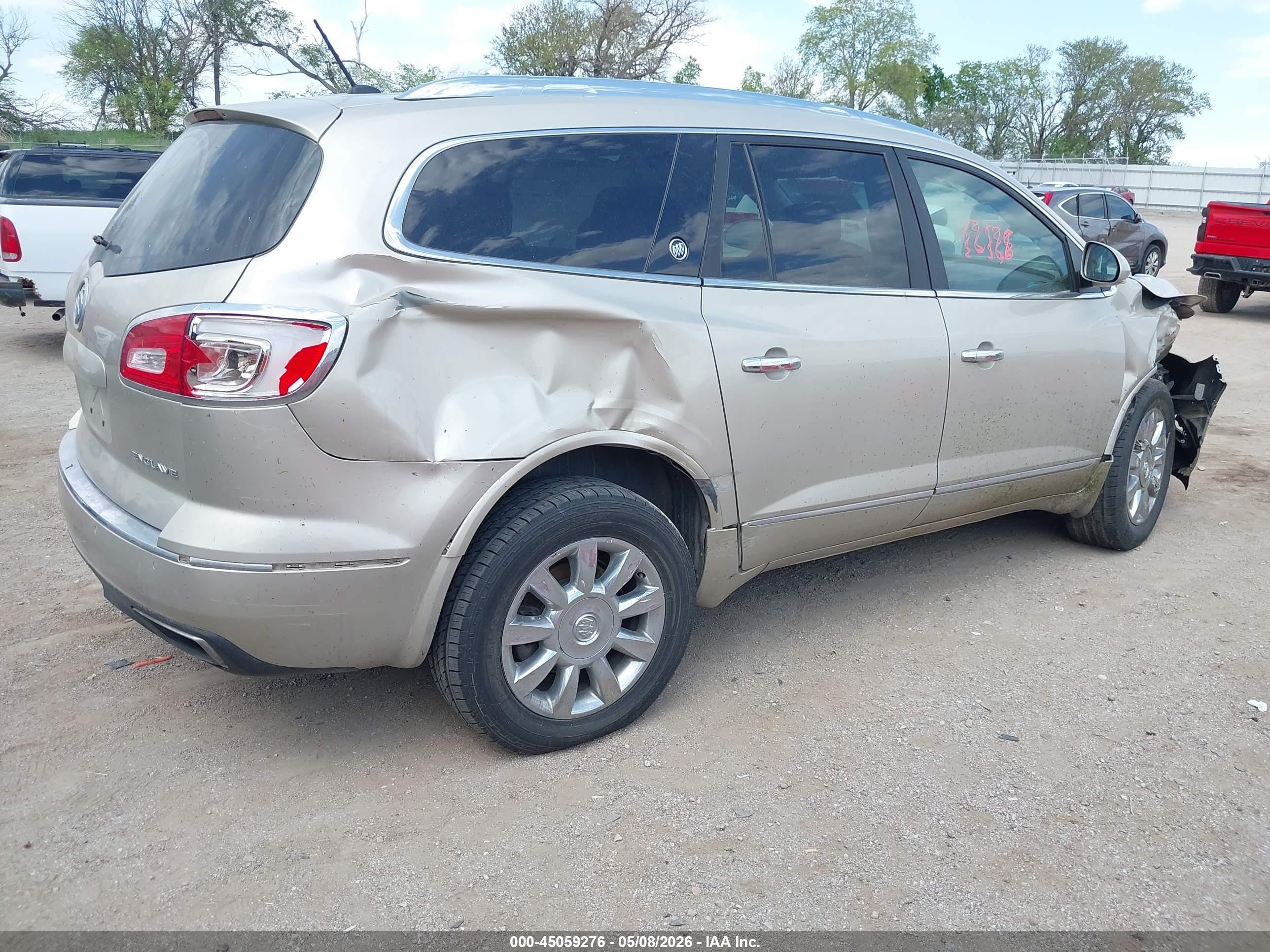2014 Buick Enclave Leather Beige vin: 5GAKRBKD2EJ172284