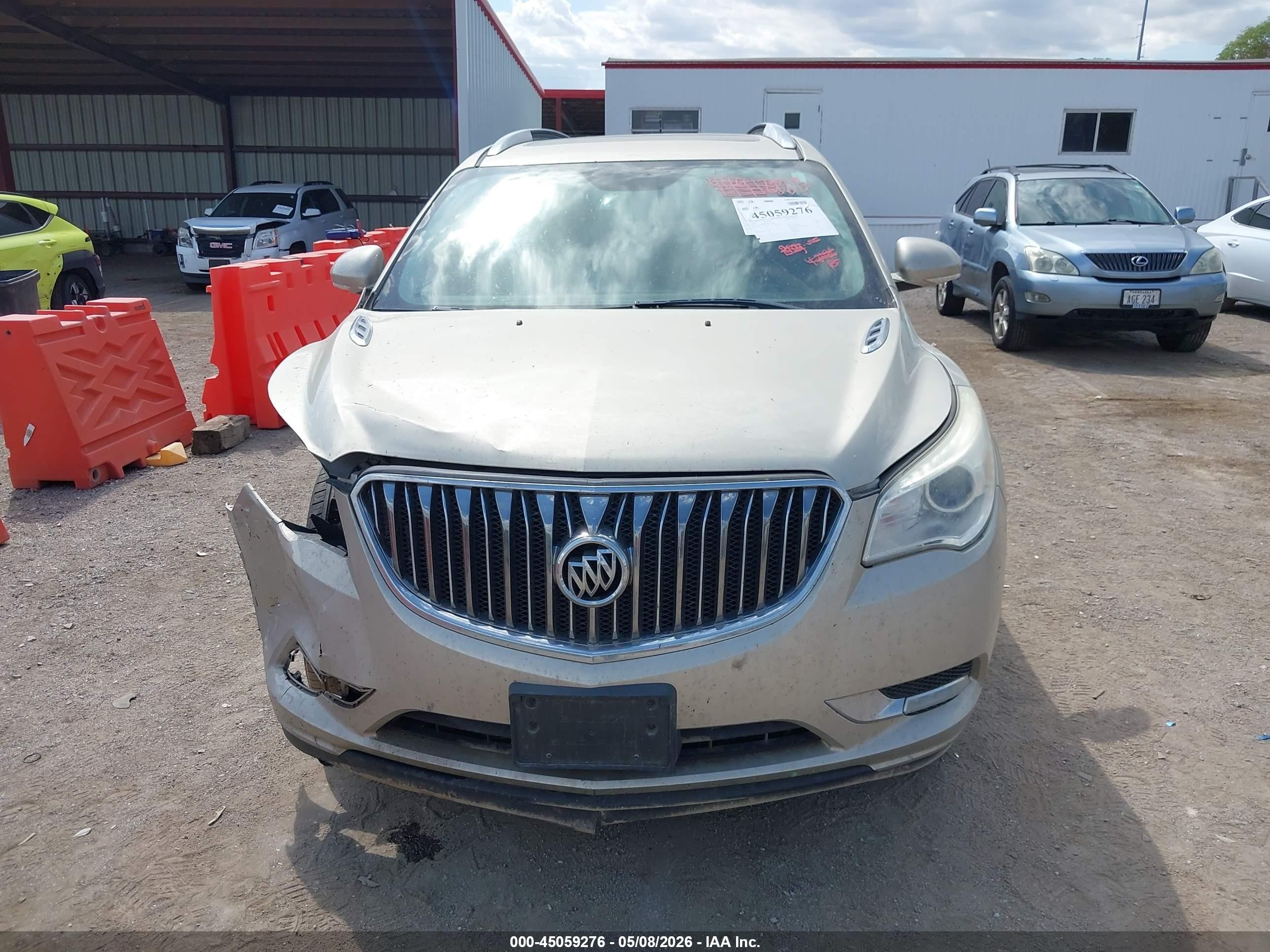 2014 Buick Enclave Leather Beige vin: 5GAKRBKD2EJ172284
