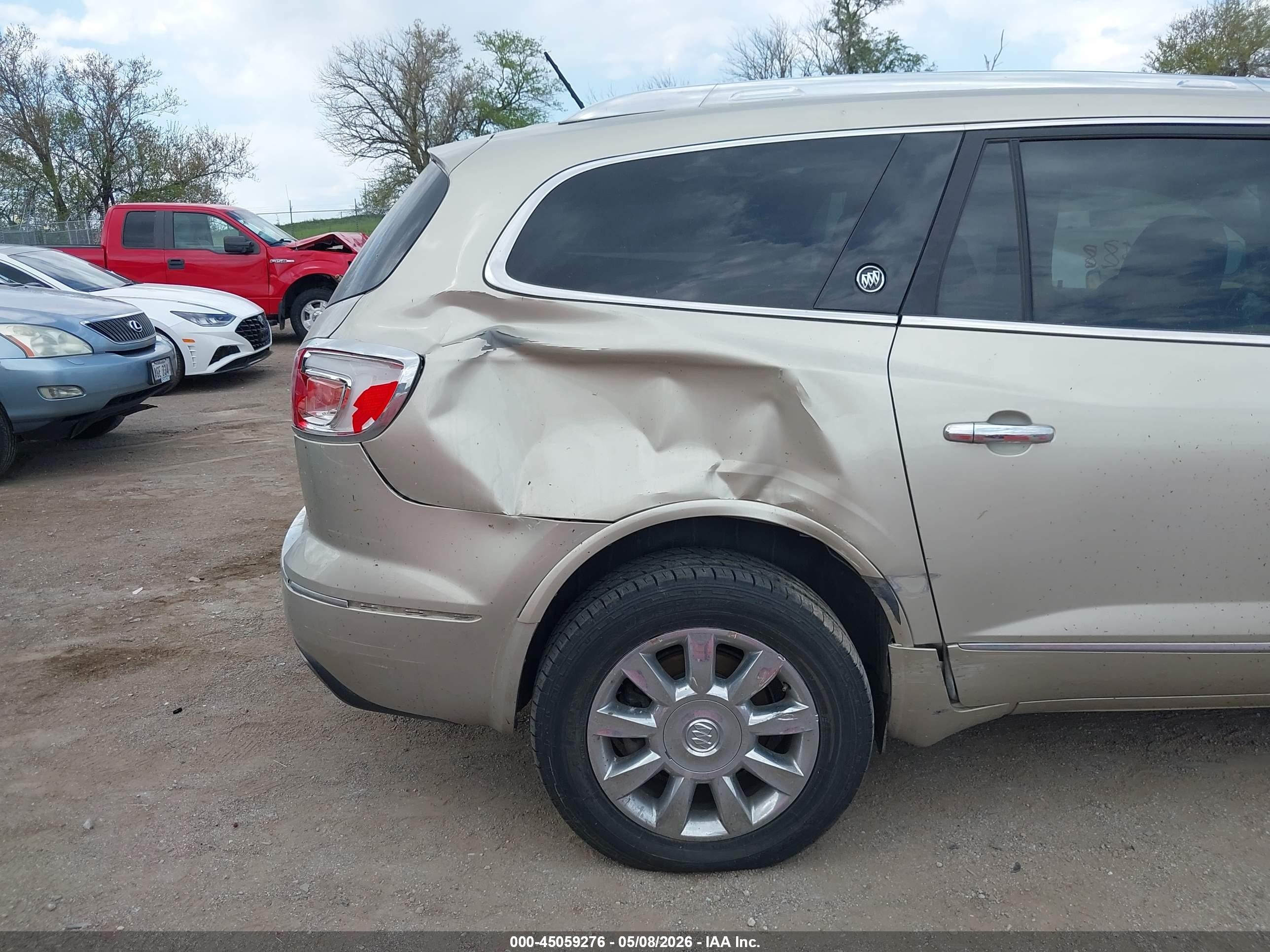 2014 Buick Enclave Leather Beige vin: 5GAKRBKD2EJ172284