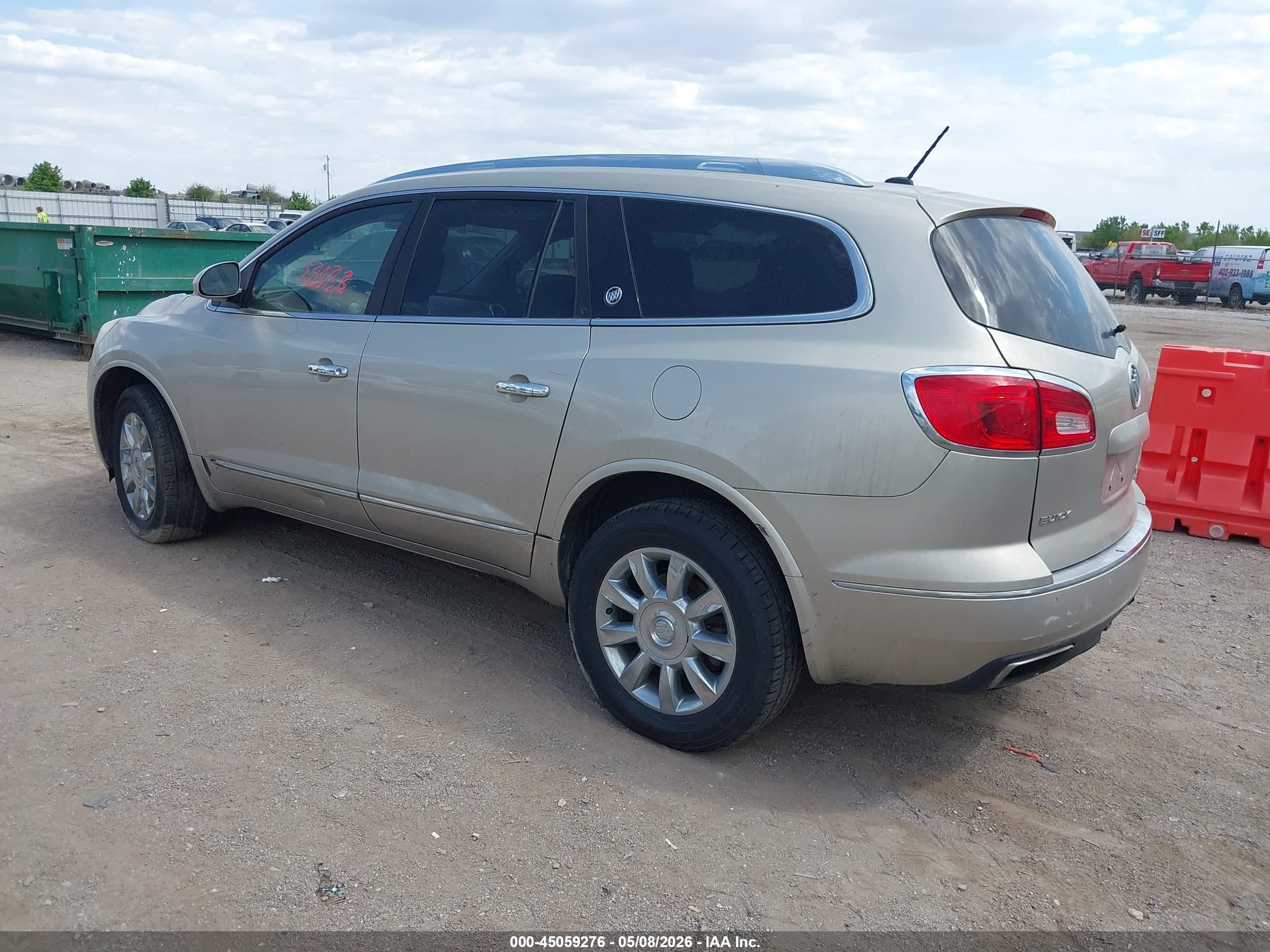 2014 Buick Enclave Leather Beige vin: 5GAKRBKD2EJ172284