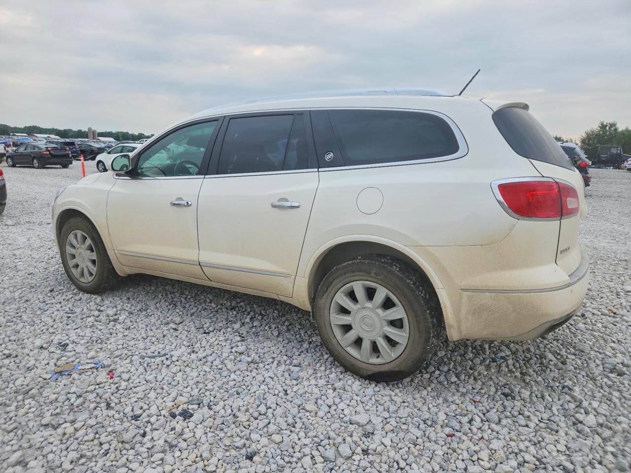 2014 Buick Enclave Белый vin: 5GAKRBKD2EJ192809