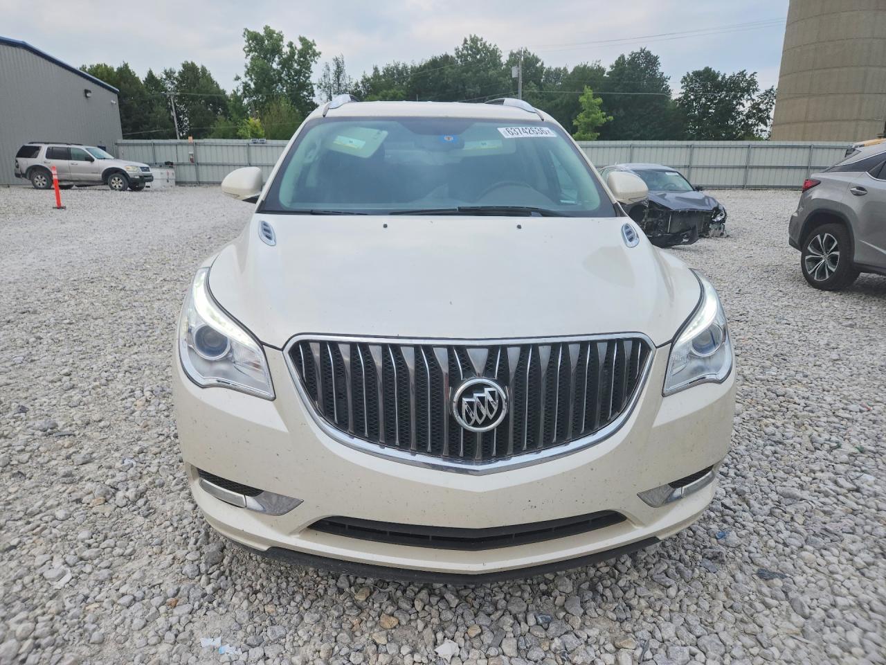 2014 Buick Enclave Белый vin: 5GAKRBKD2EJ192809