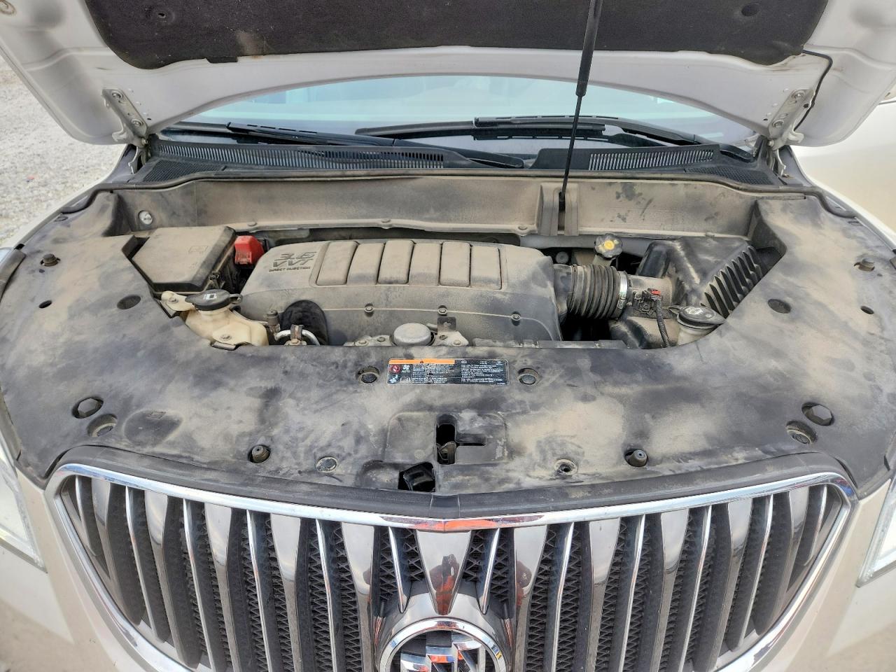 2014 Buick Enclave Белый vin: 5GAKRBKD2EJ192809
