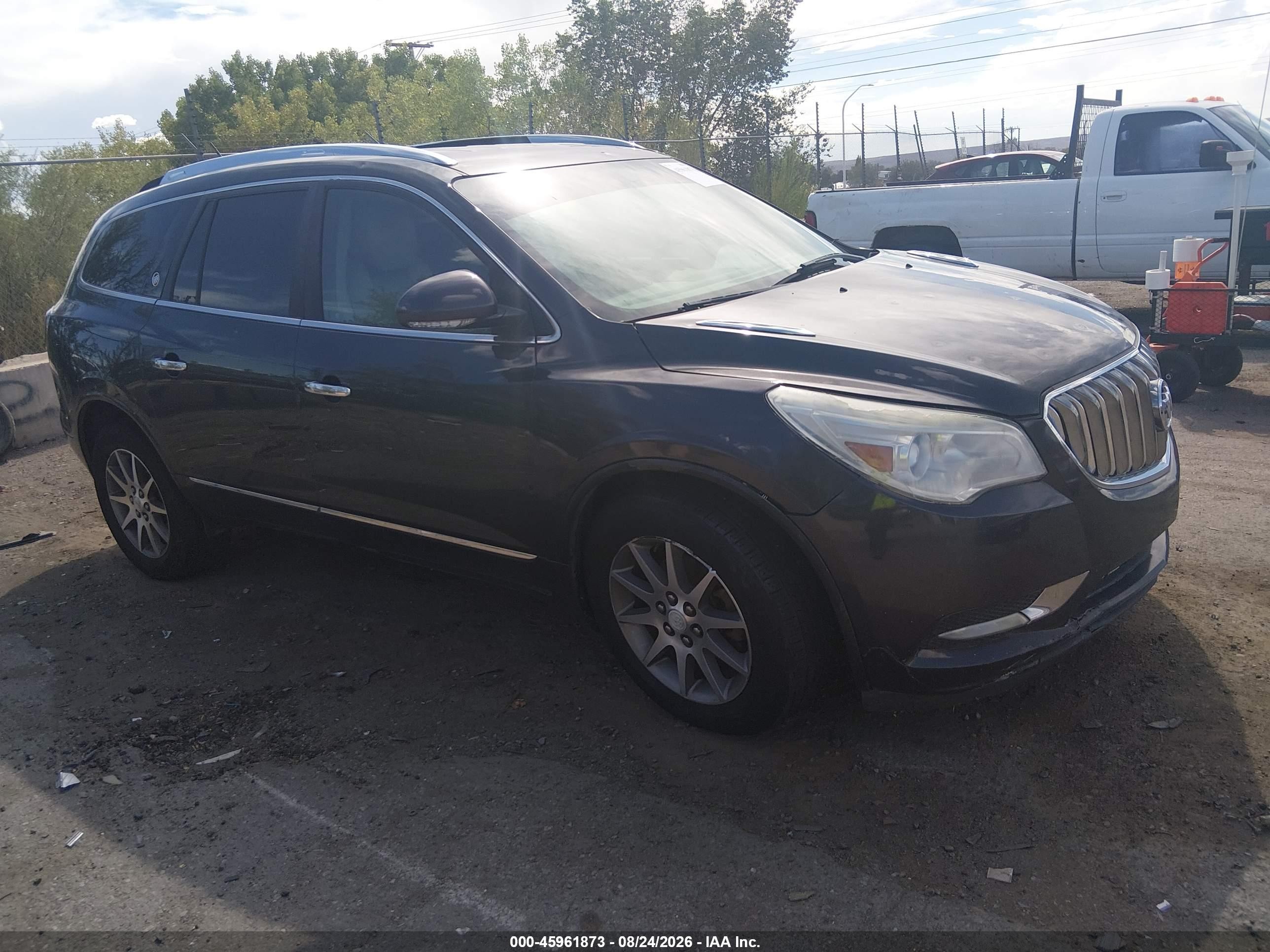 2014 Buick Enclave Leather Gray vin: 5GAKRBKD2EJ239840