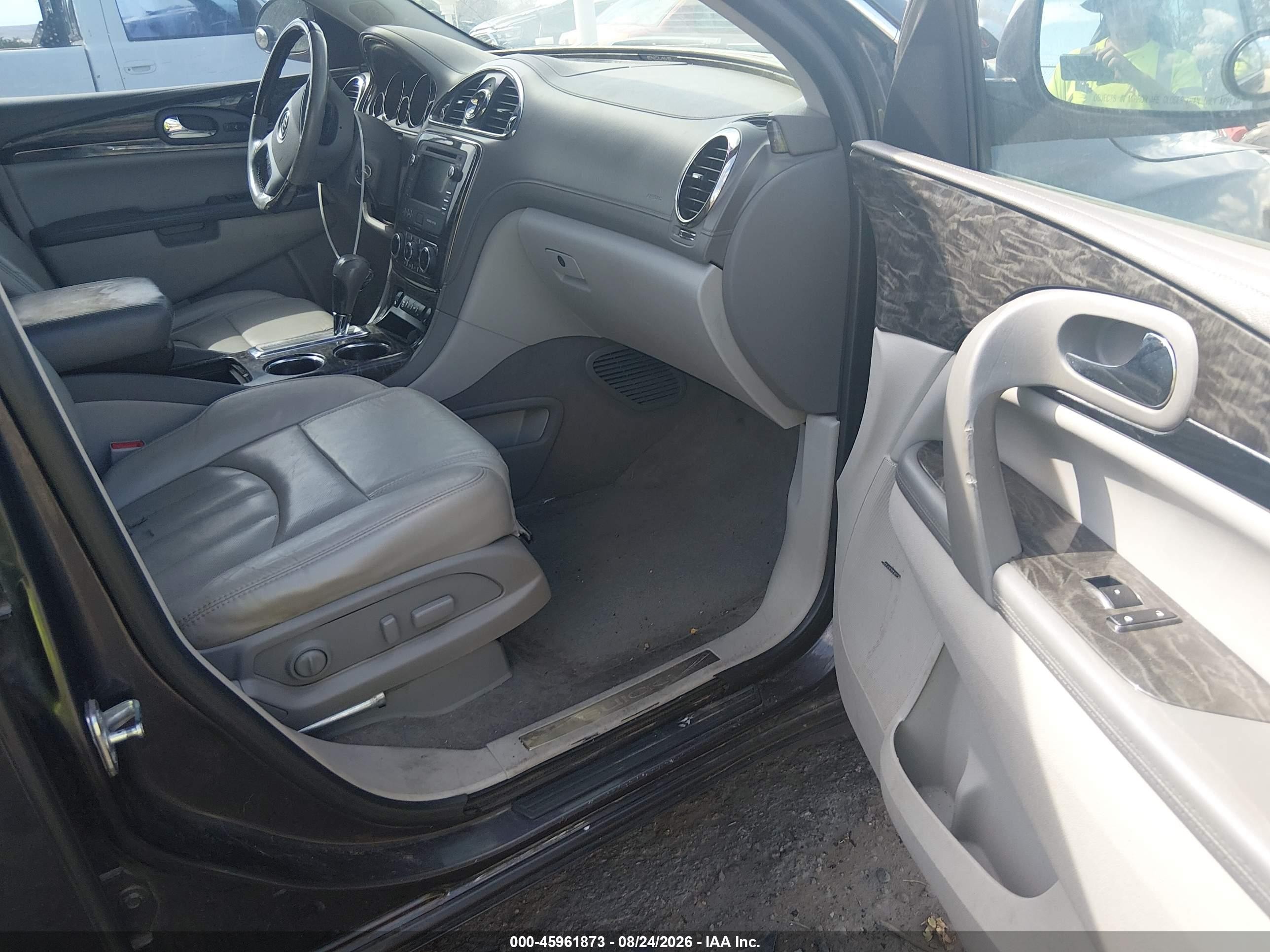2014 Buick Enclave Leather Gray vin: 5GAKRBKD2EJ239840