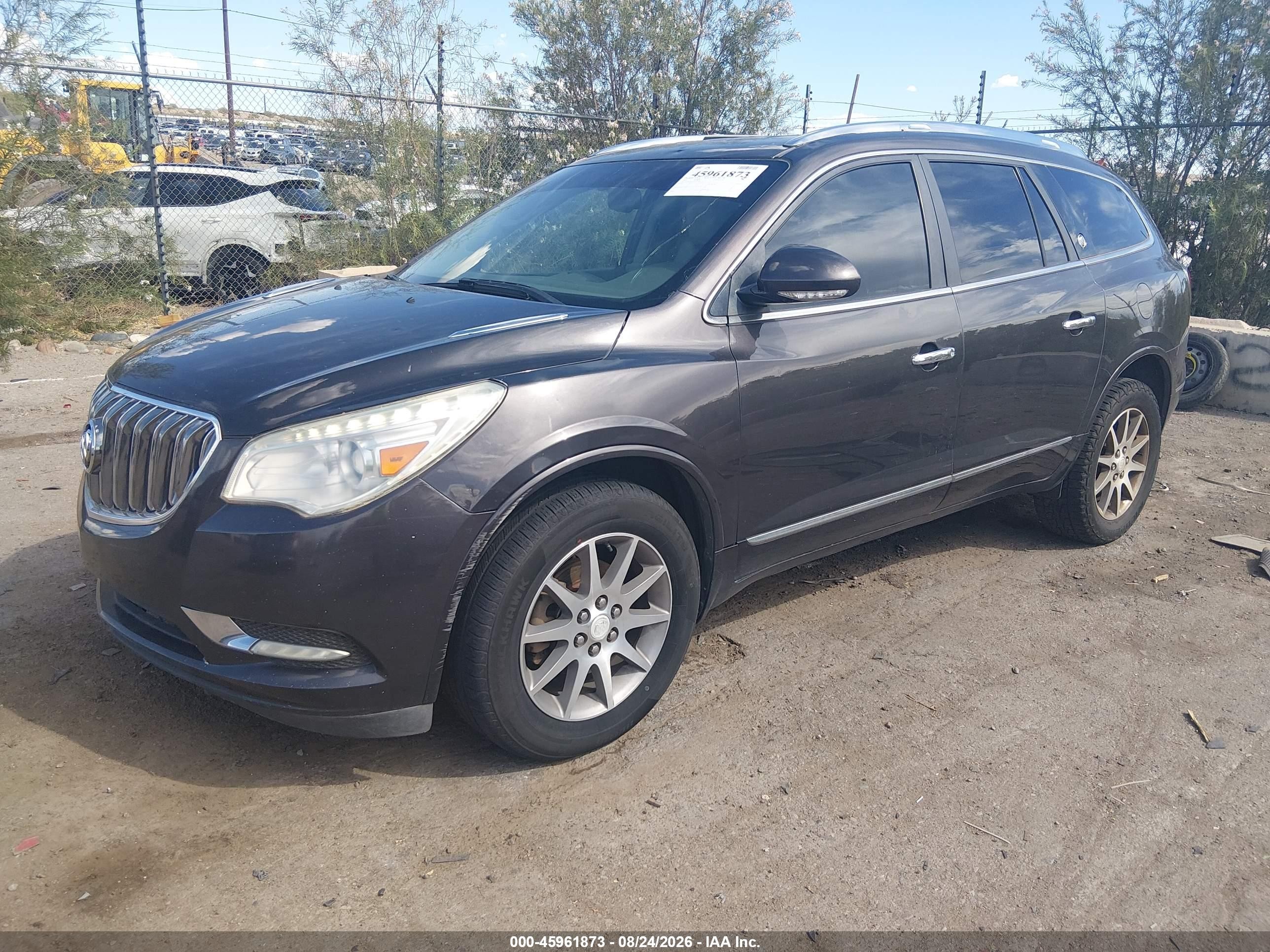 2014 Buick Enclave Leather Gray vin: 5GAKRBKD2EJ239840