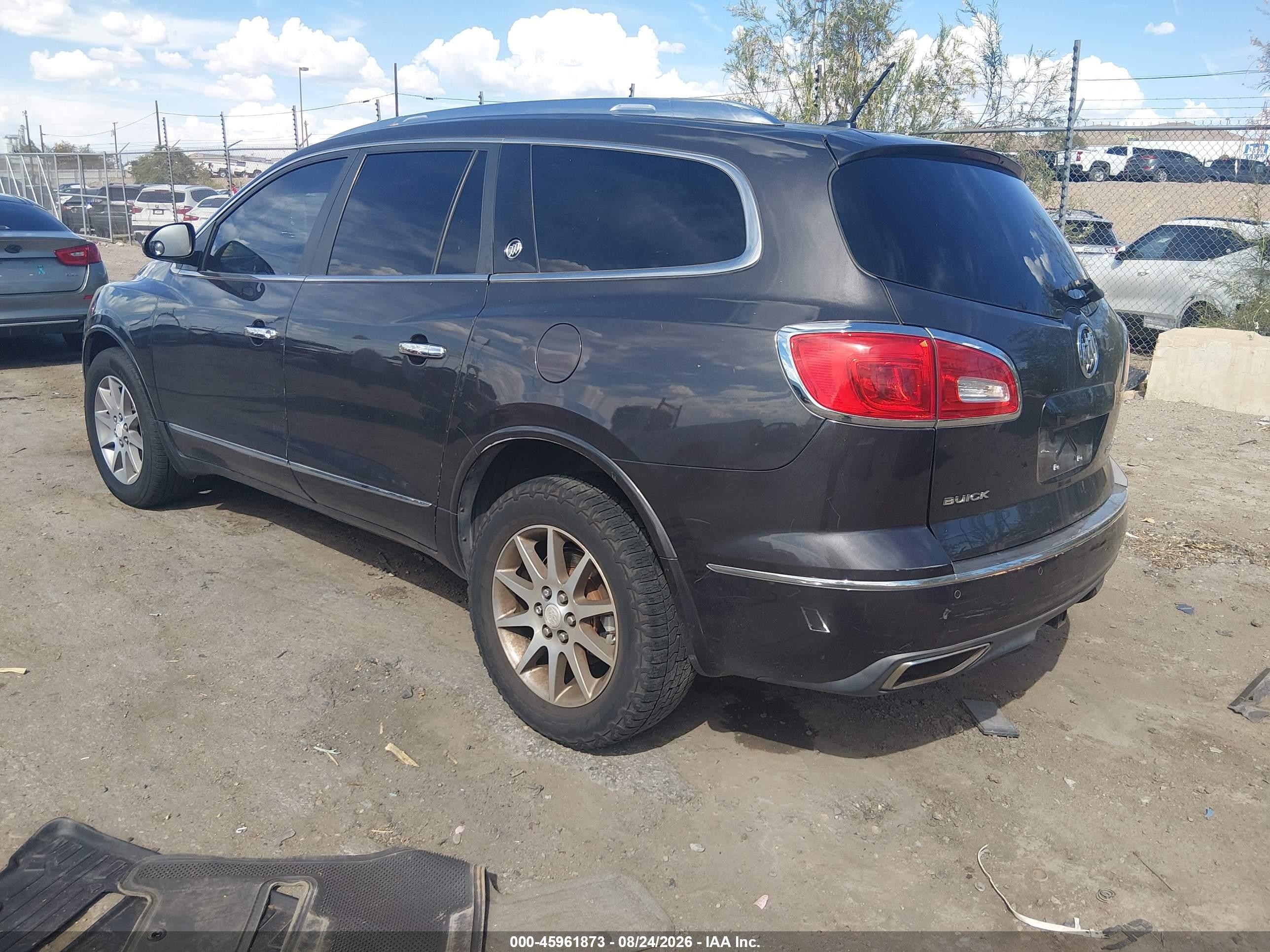 2014 Buick Enclave Leather Gray vin: 5GAKRBKD2EJ239840