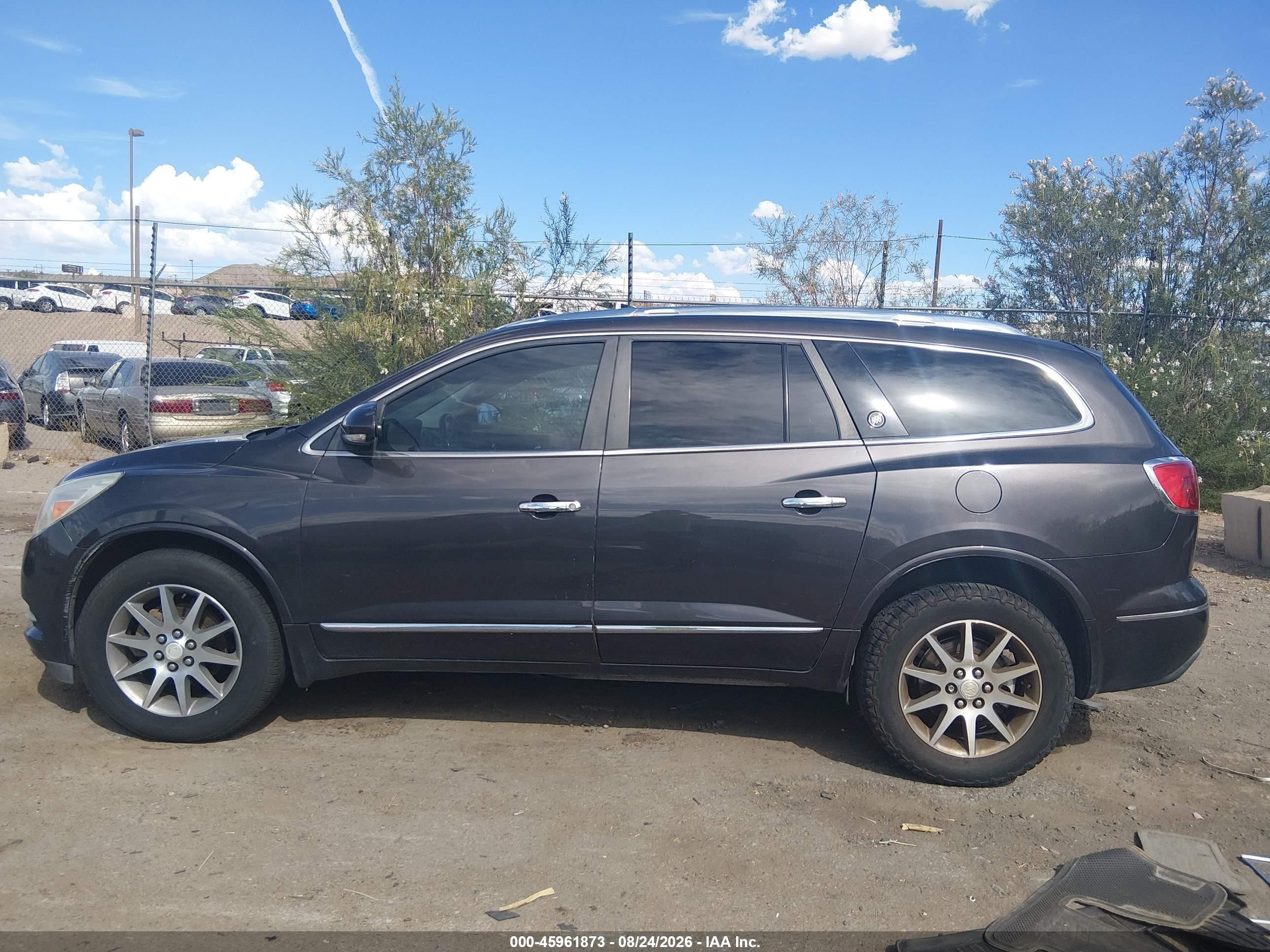 2014 Buick Enclave Leather Gray vin: 5GAKRBKD2EJ239840