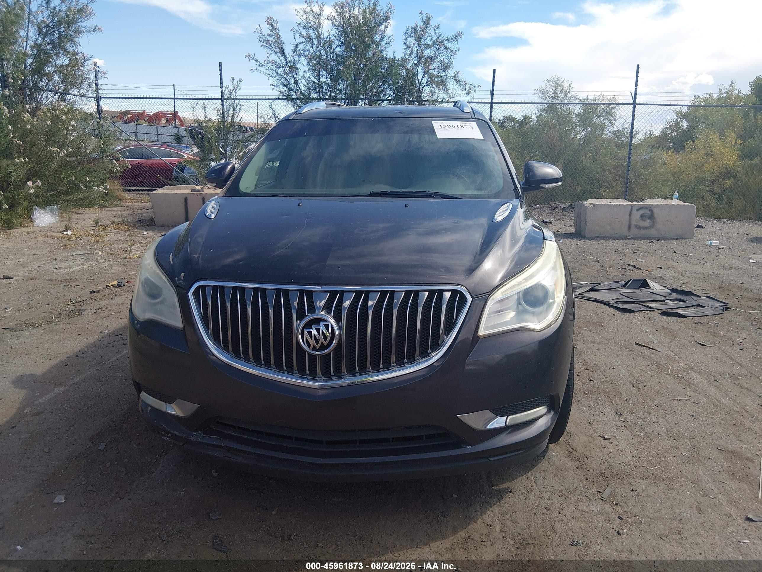 2014 Buick Enclave Leather Gray vin: 5GAKRBKD2EJ239840