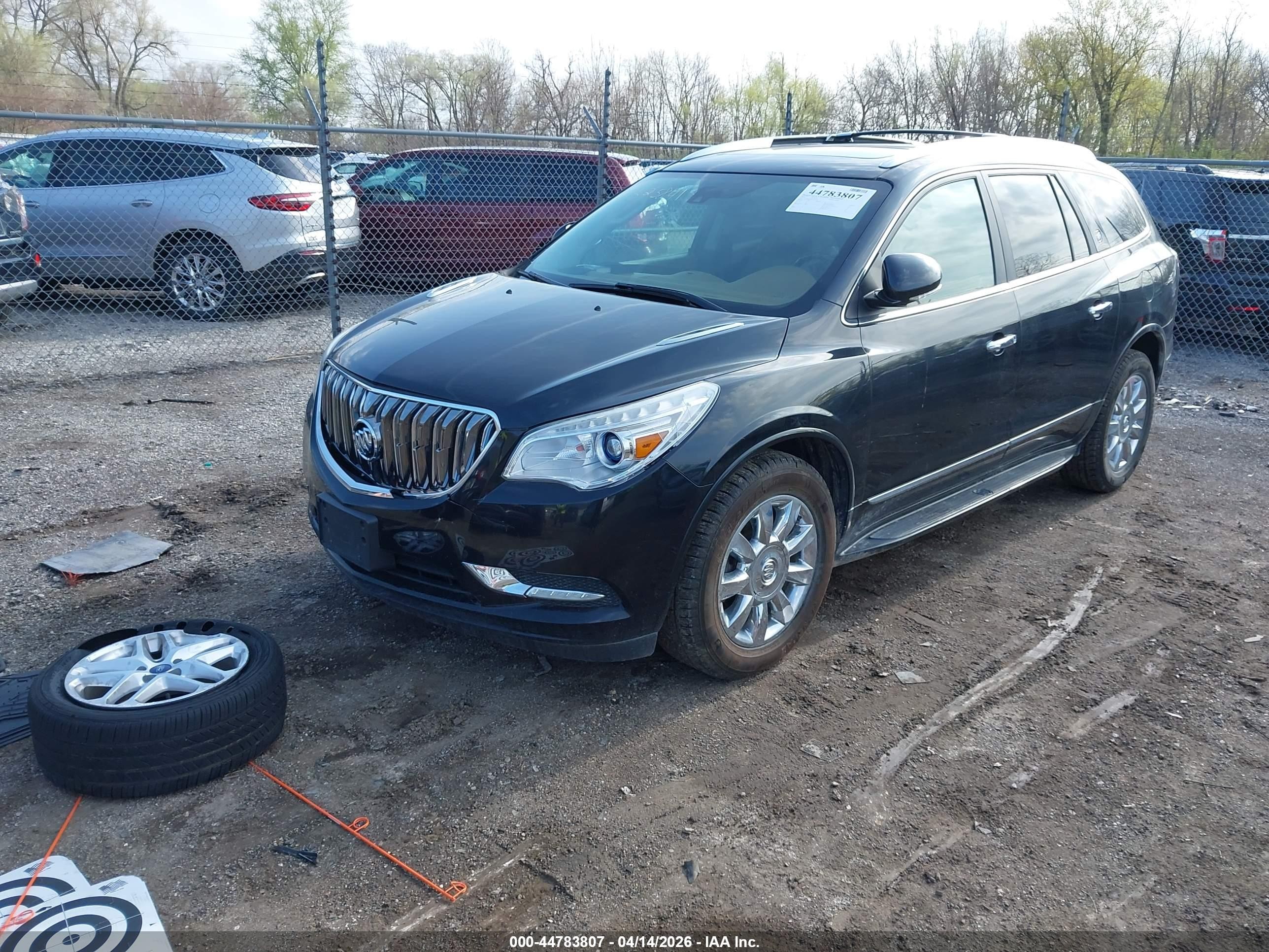 2014 Buick Enclave Leather Black vin: 5GAKRBKD2EJ254936