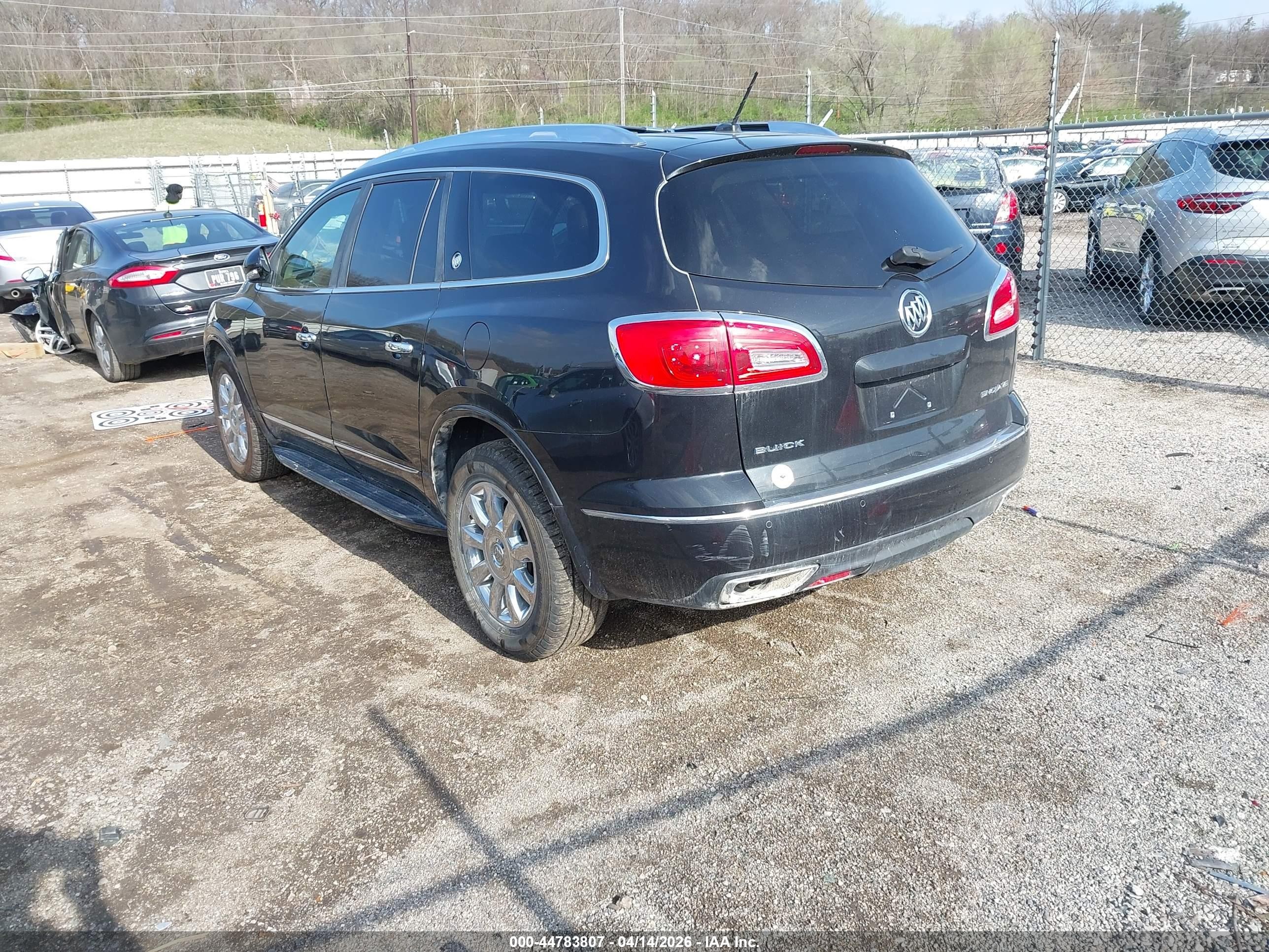 2014 Buick Enclave Leather Black vin: 5GAKRBKD2EJ254936