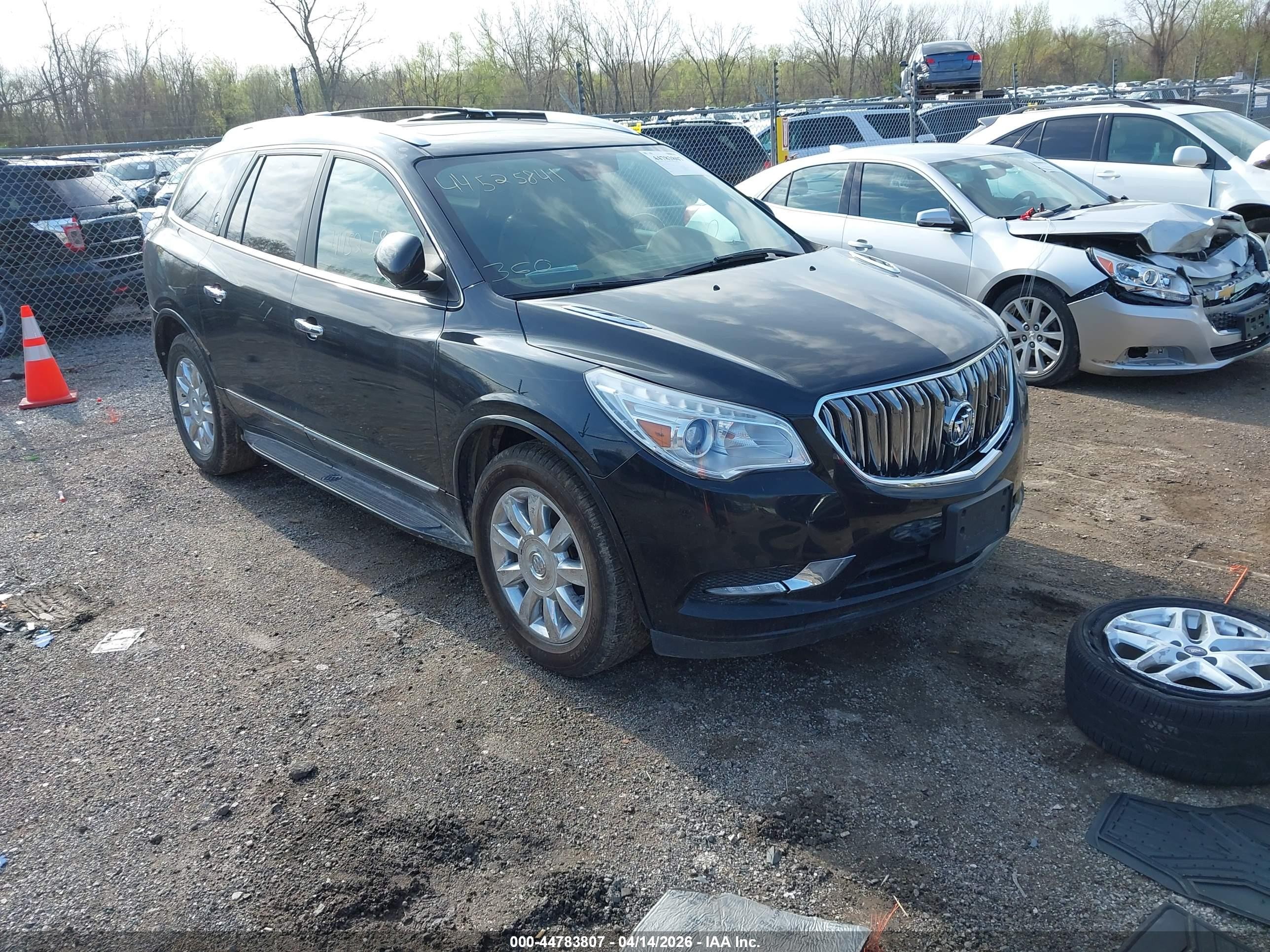 2014 Buick Enclave Leather Black vin: 5GAKRBKD2EJ254936