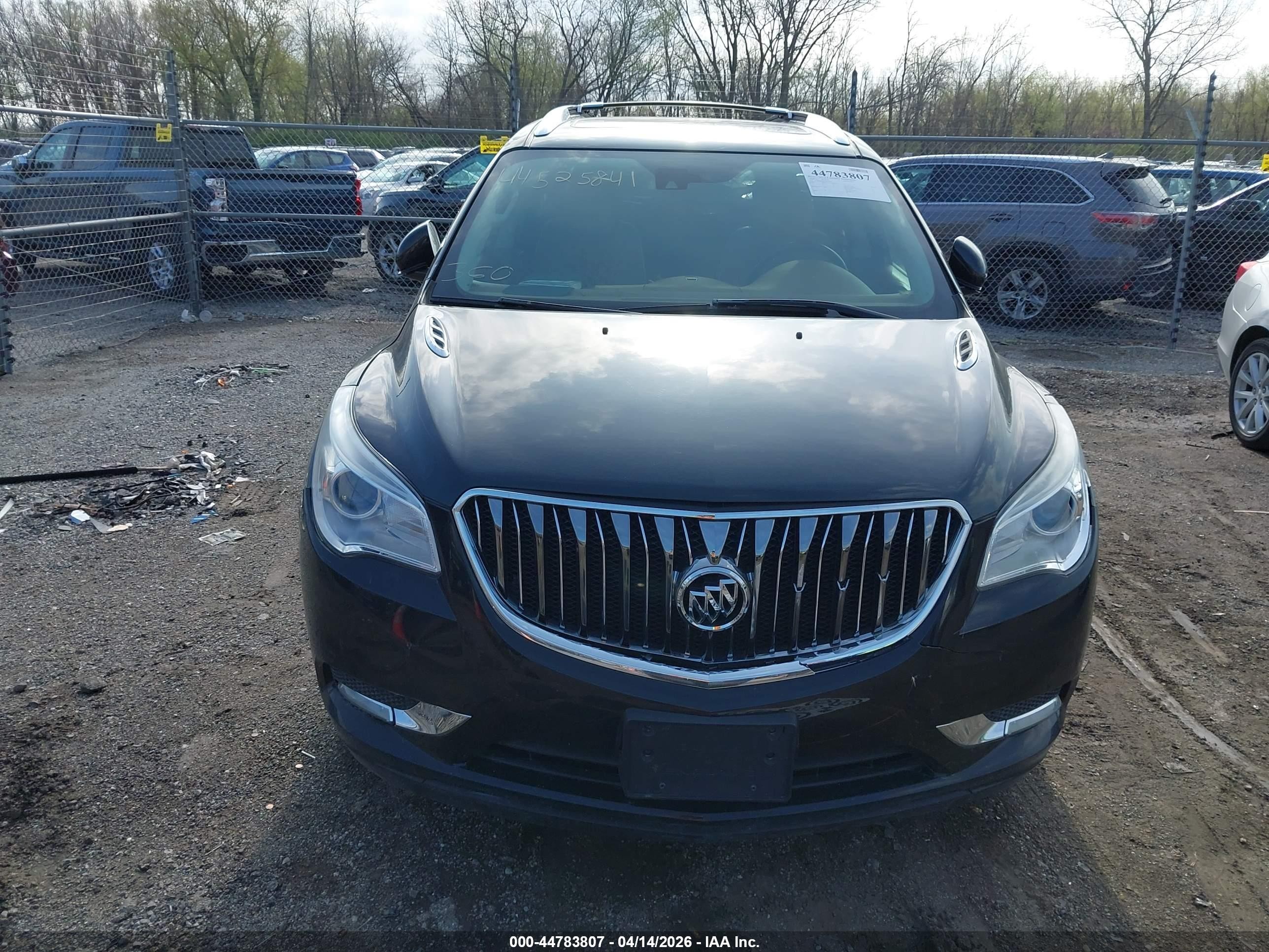 2014 Buick Enclave Leather Black vin: 5GAKRBKD2EJ254936