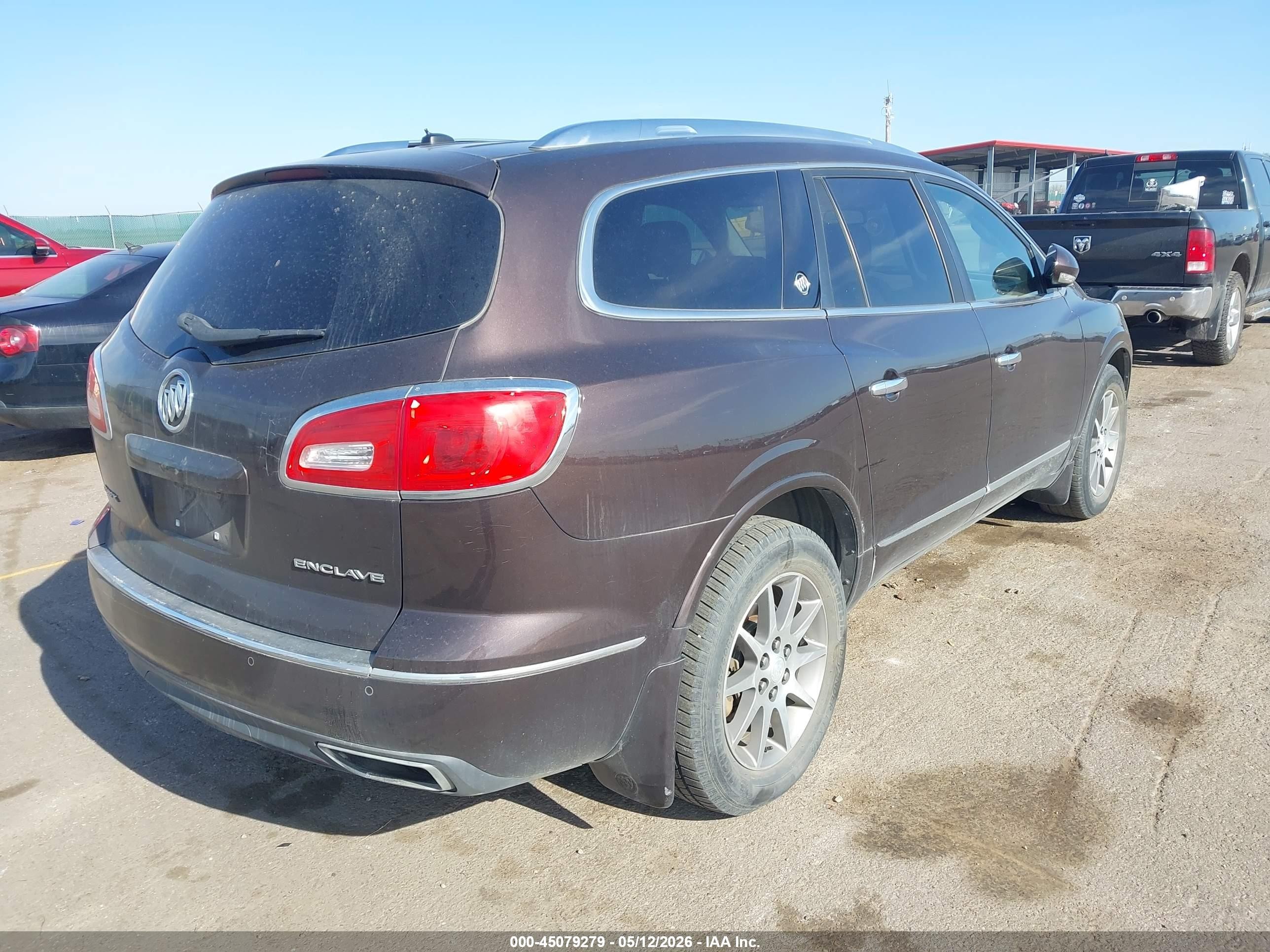 2015 Buick Enclave Leather Фиолетовый vin: 5GAKRBKD2FJ123877