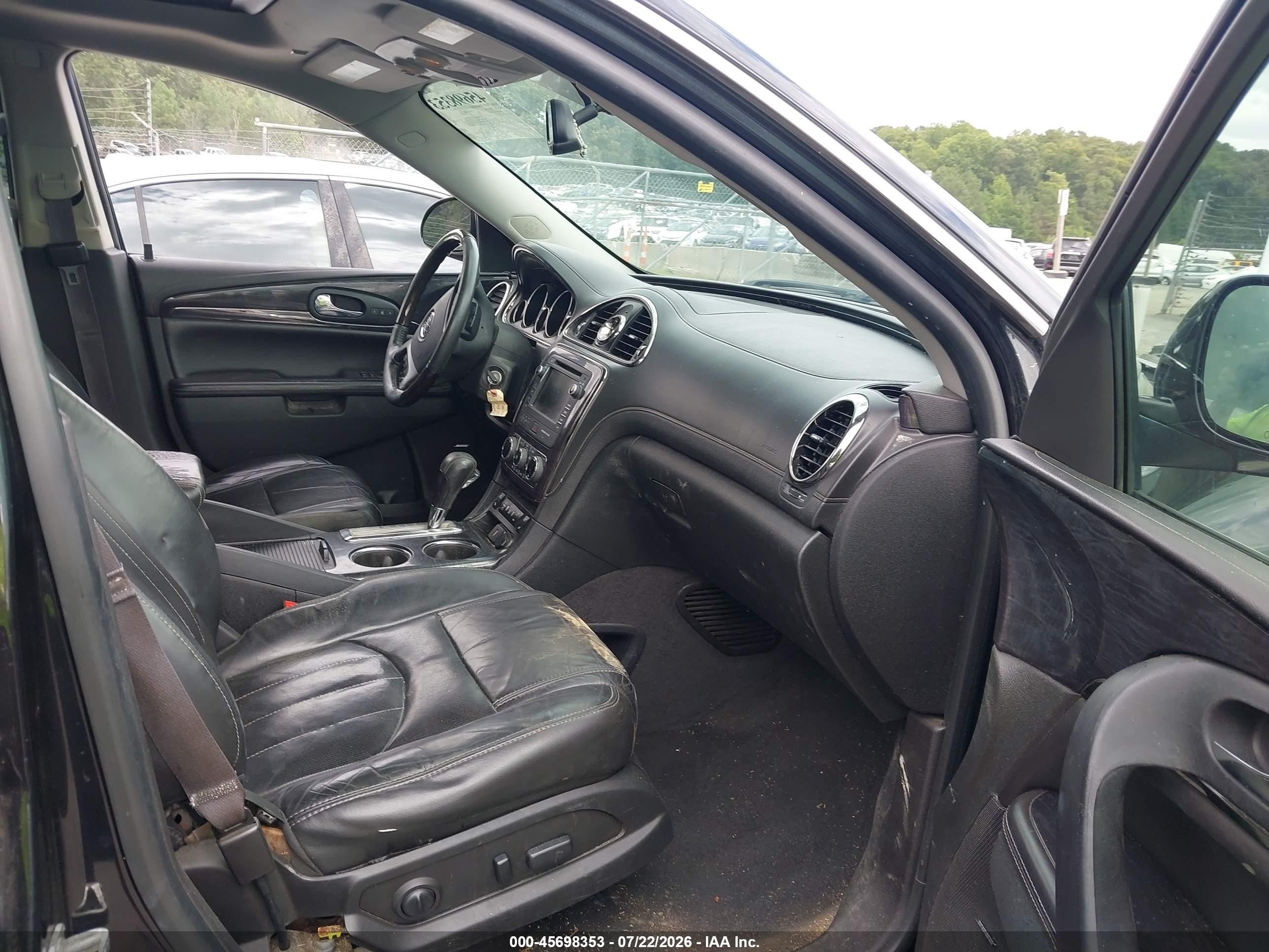 2015 Buick Enclave Leather Black vin: 5GAKRBKD2FJ190432