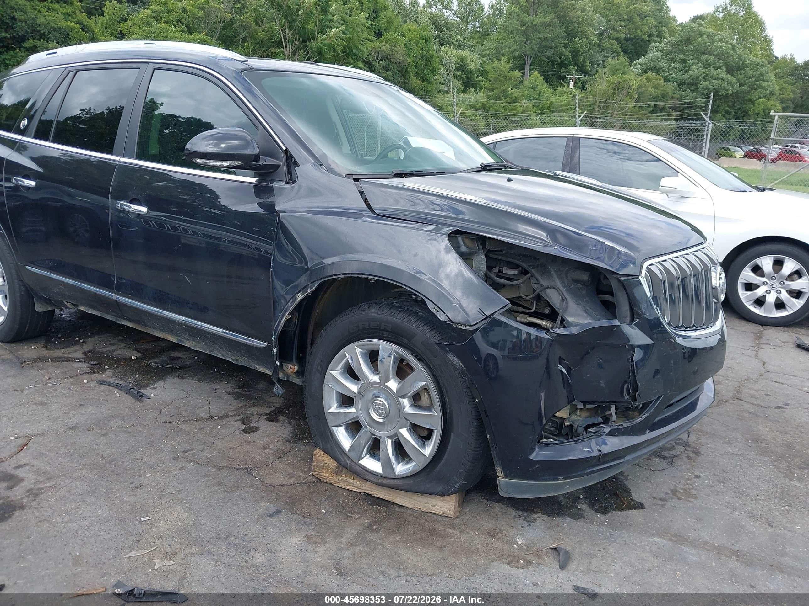 2015 Buick Enclave Leather Black vin: 5GAKRBKD2FJ190432