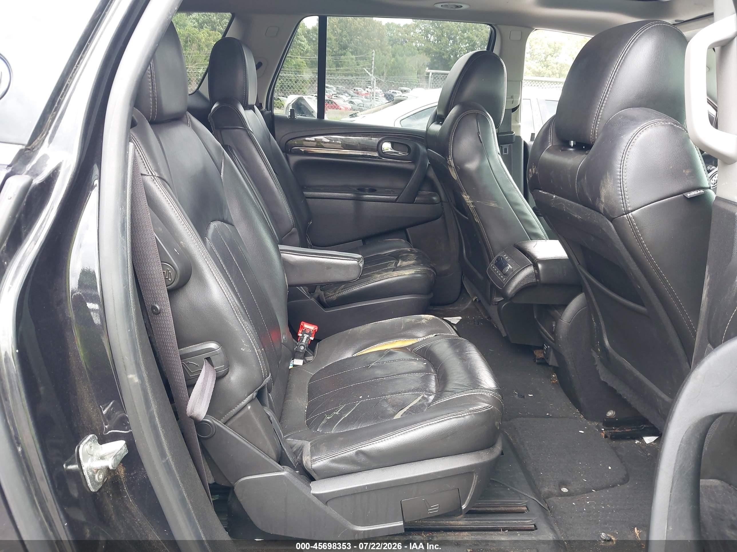 2015 Buick Enclave Leather Black vin: 5GAKRBKD2FJ190432
