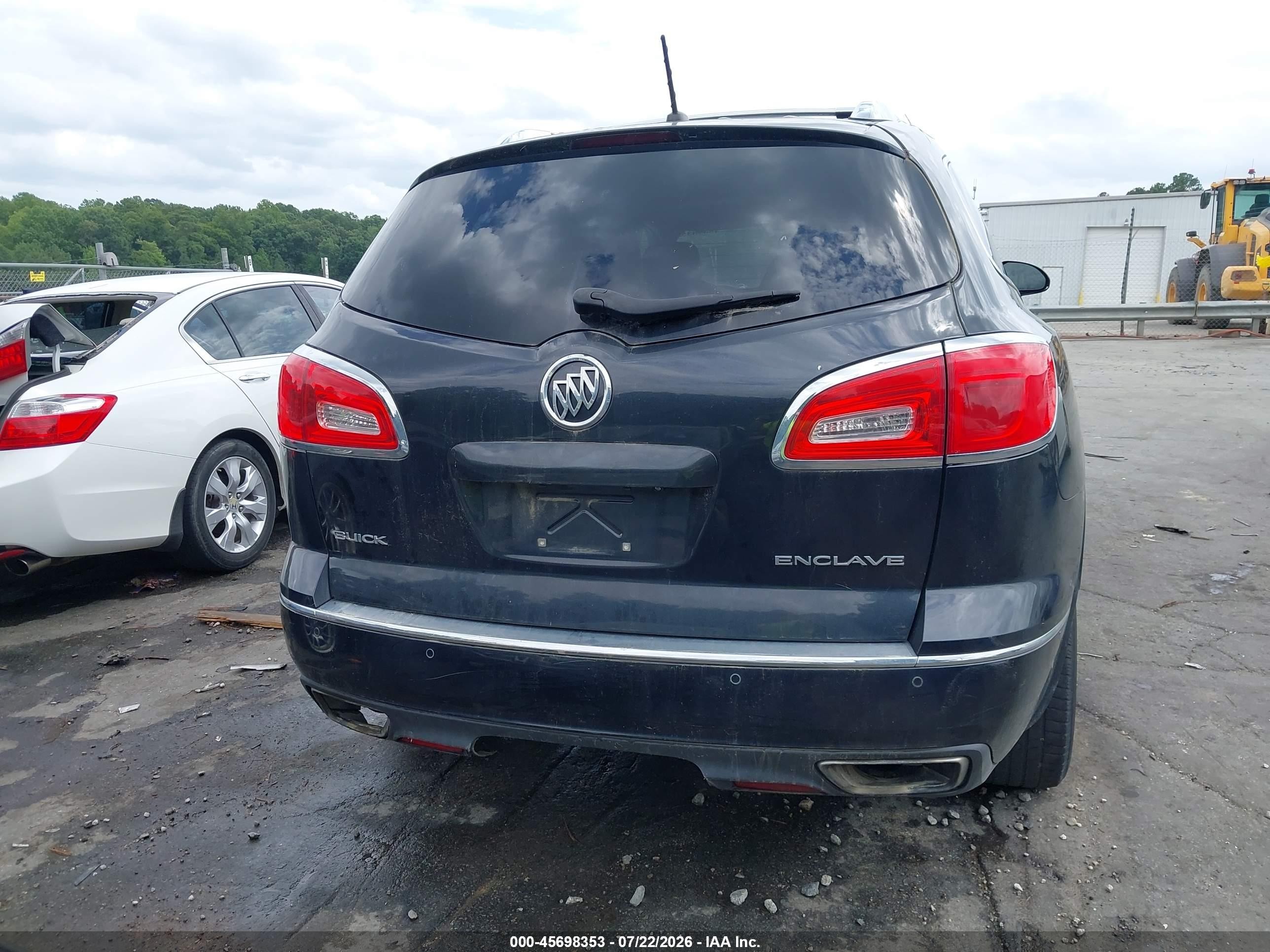 2015 Buick Enclave Leather Black vin: 5GAKRBKD2FJ190432