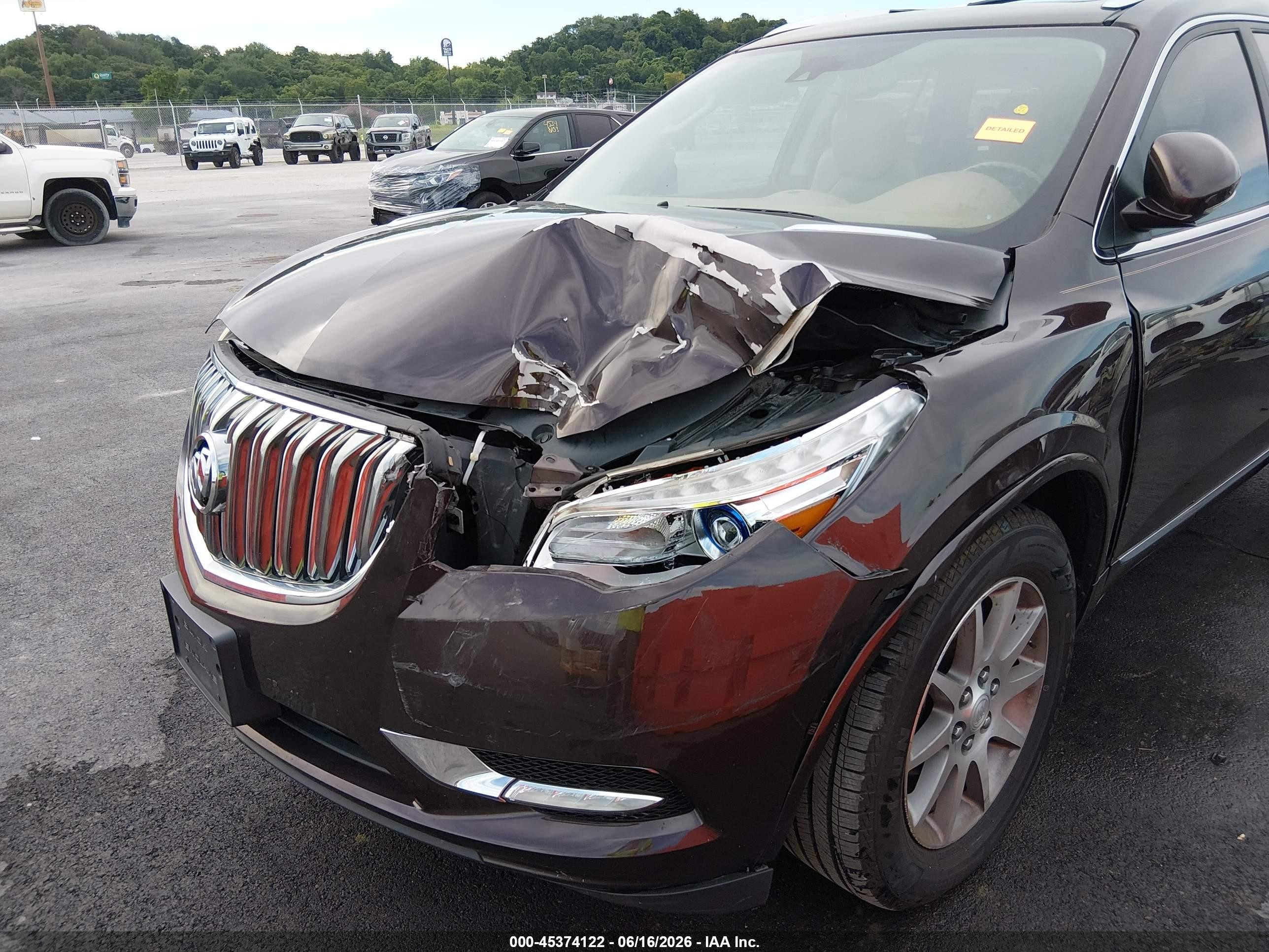 2015 Buick Enclave Leather Brown vin: 5GAKRBKD2FJ351927