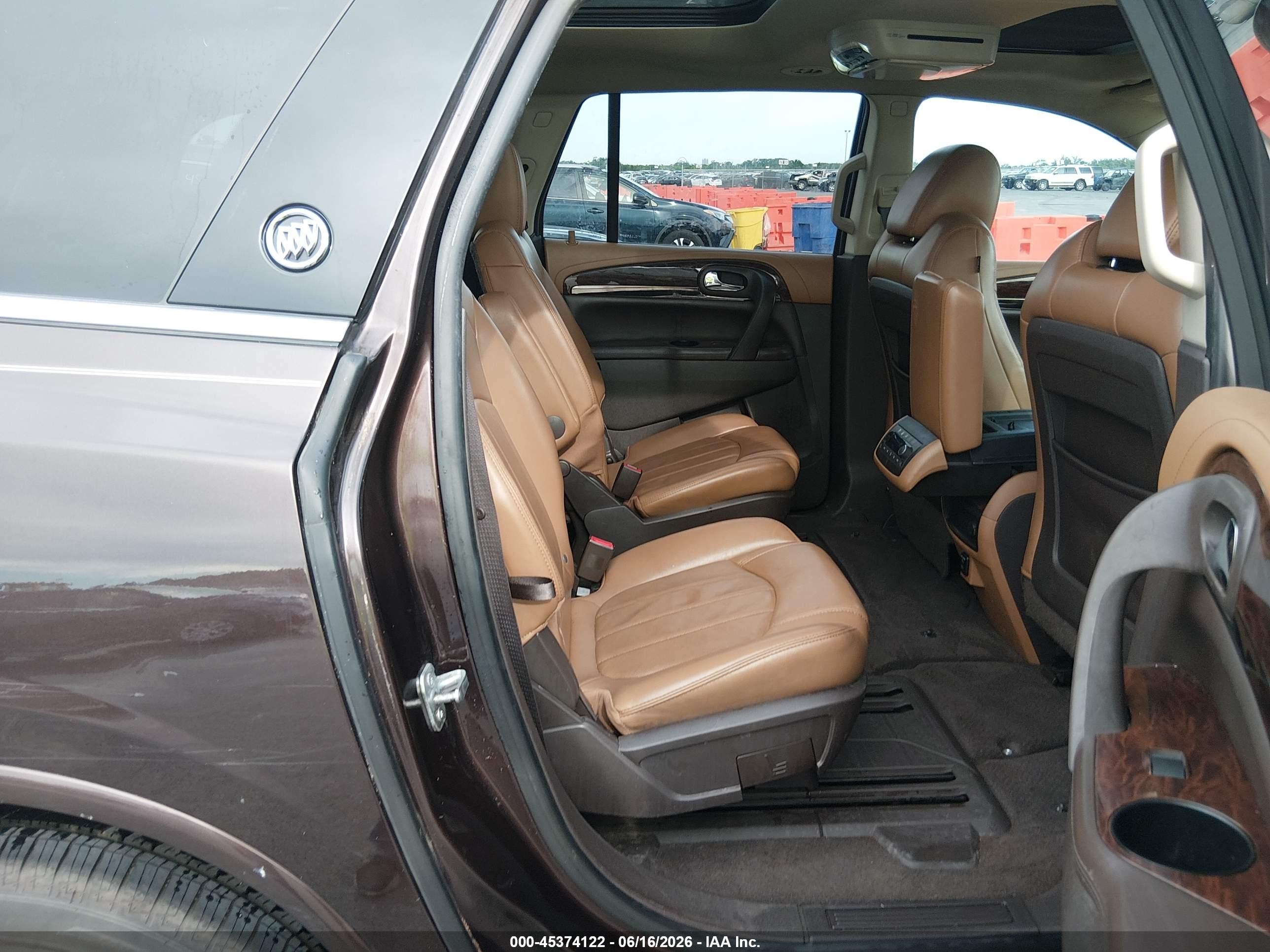 2015 Buick Enclave Leather Brown vin: 5GAKRBKD2FJ351927