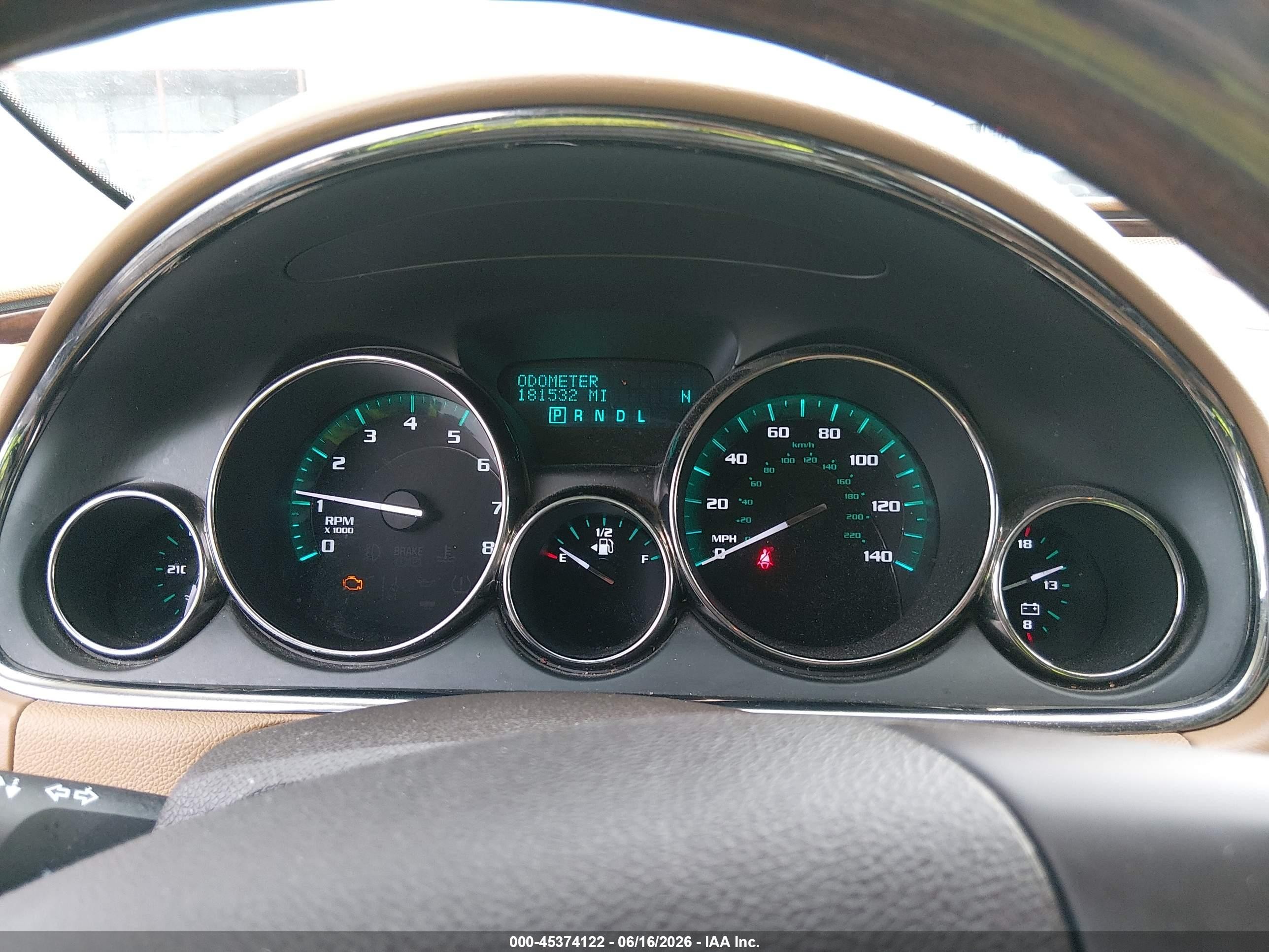 2015 Buick Enclave Leather Brown vin: 5GAKRBKD2FJ351927