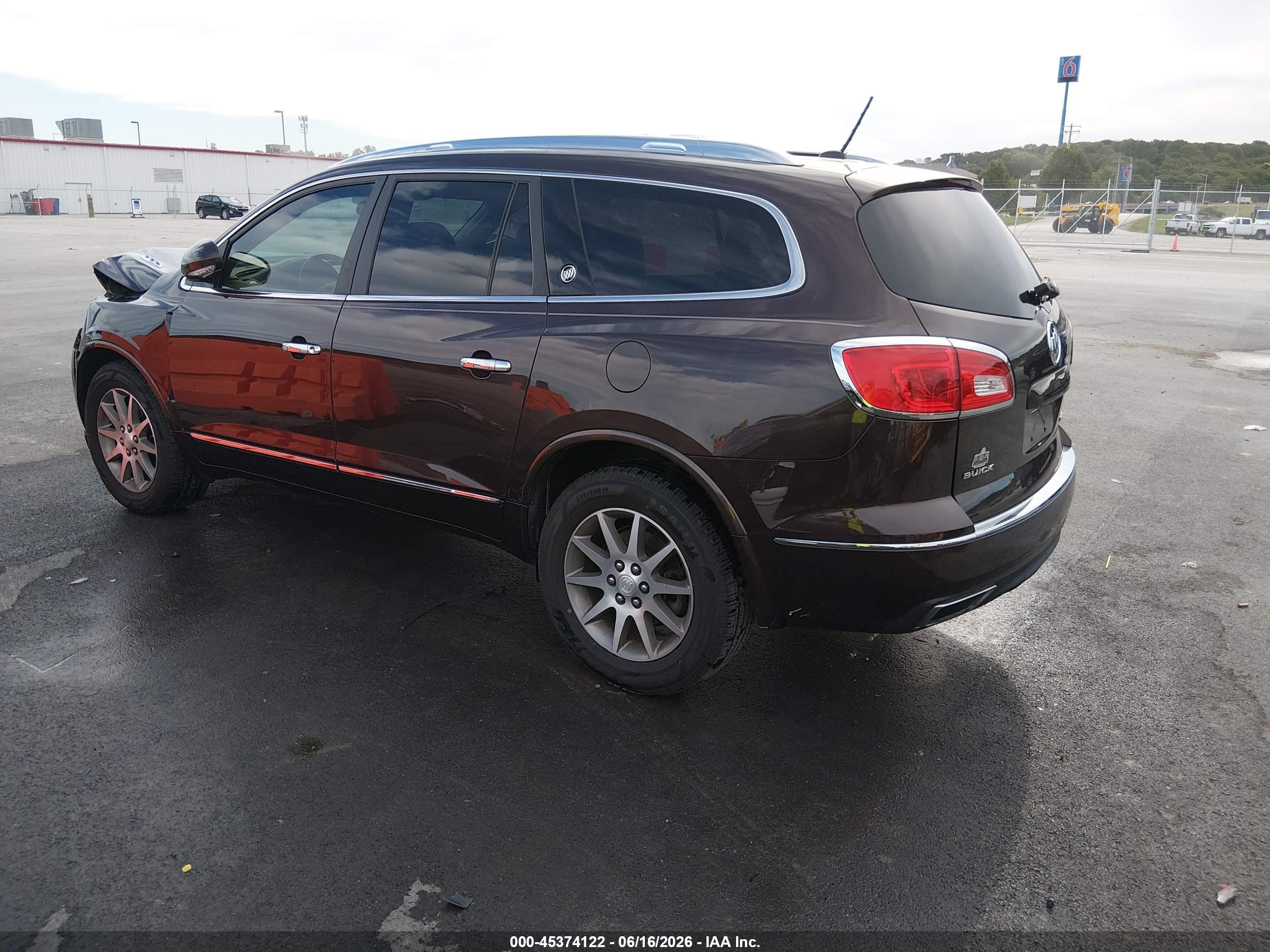 2015 Buick Enclave Leather Brown vin: 5GAKRBKD2FJ351927