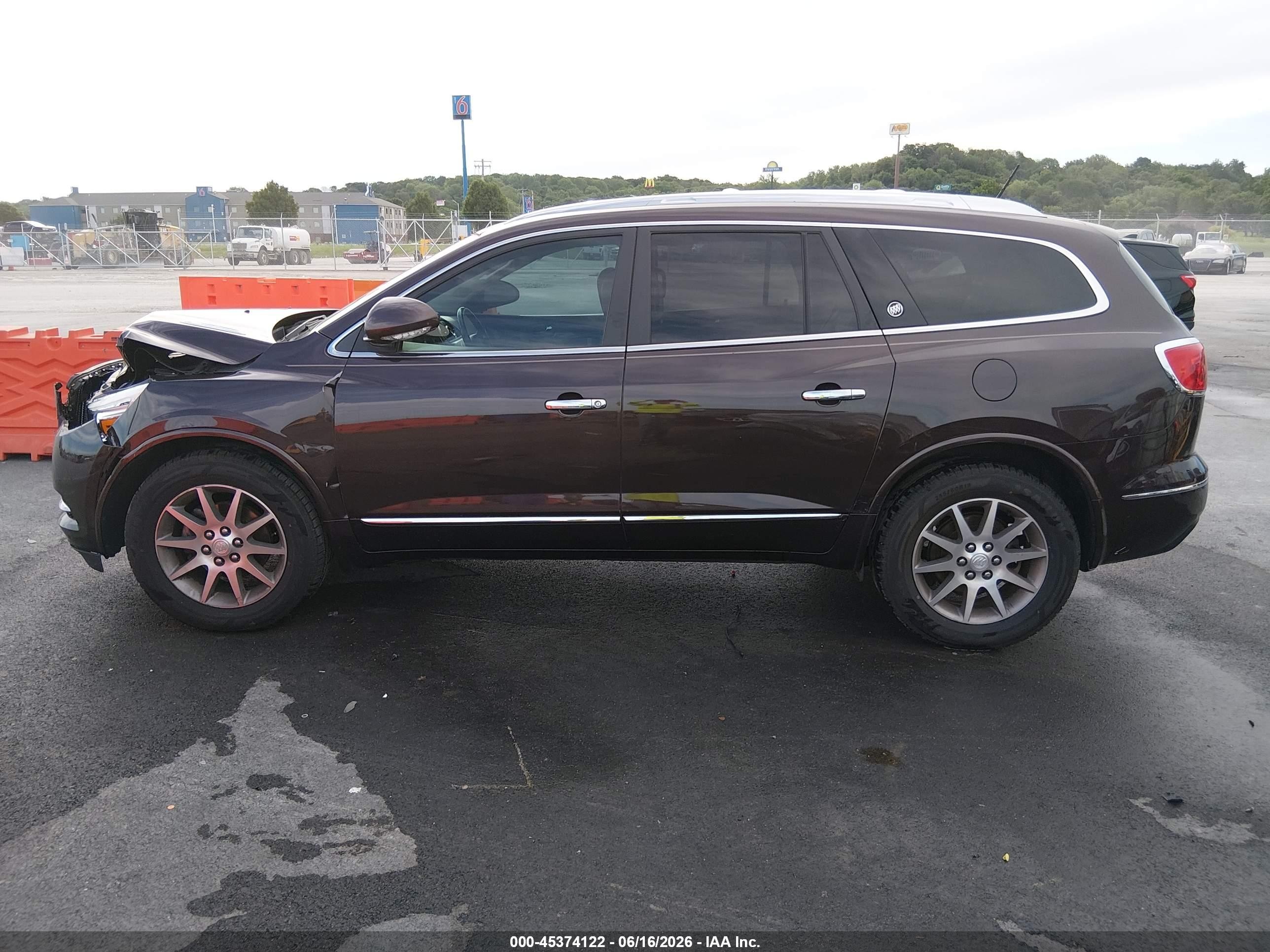 2015 Buick Enclave Leather Brown vin: 5GAKRBKD2FJ351927