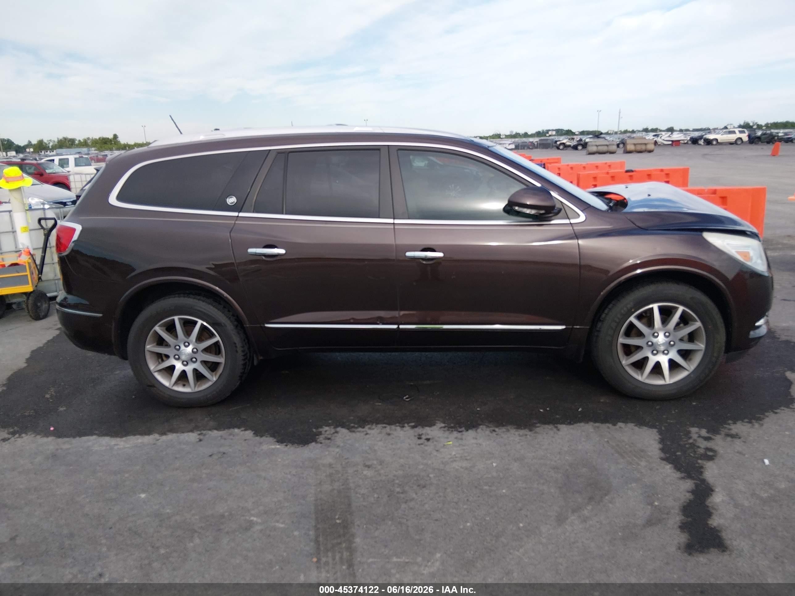 2015 Buick Enclave Leather Brown vin: 5GAKRBKD2FJ351927