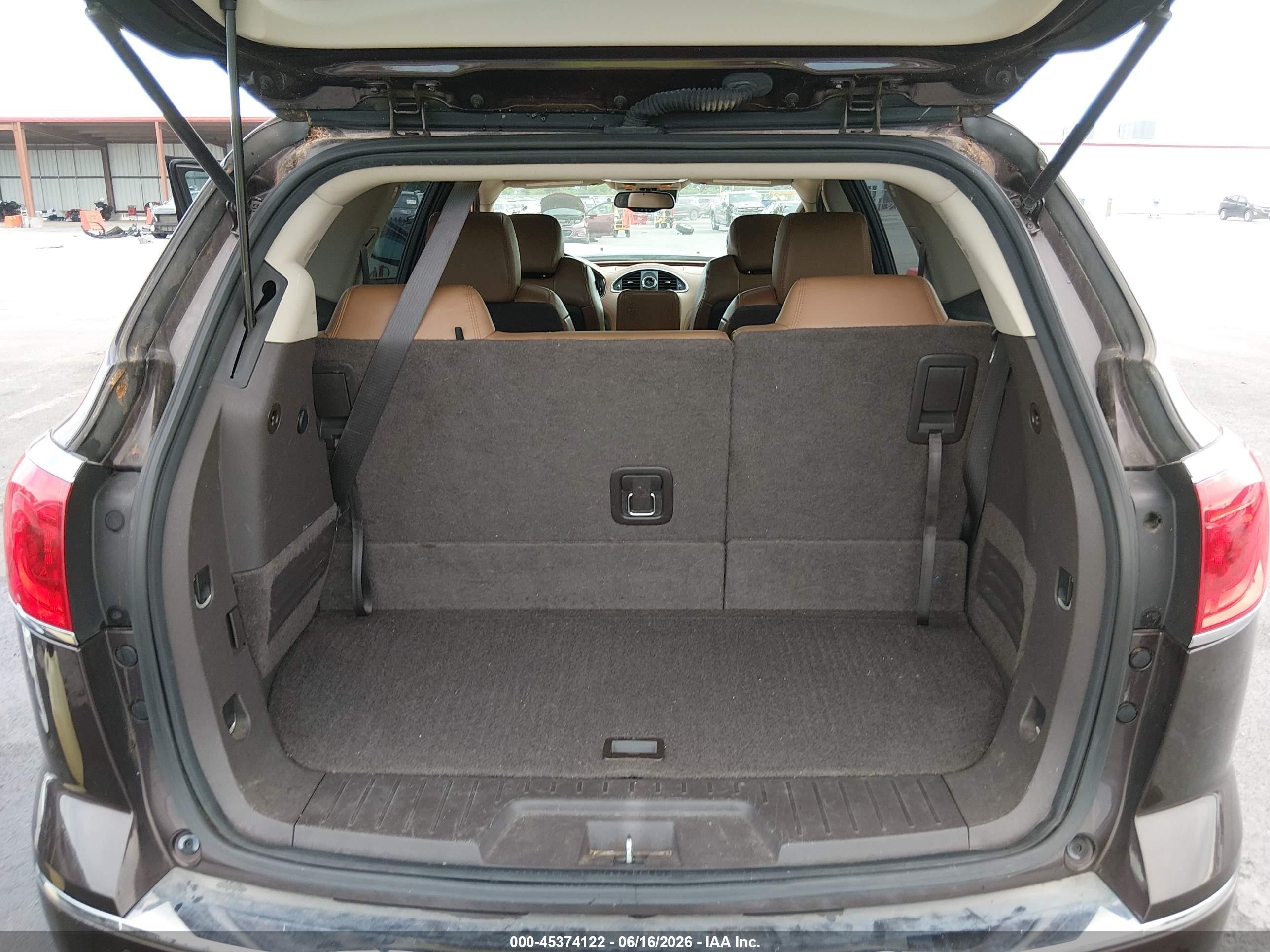 2015 Buick Enclave Leather Brown vin: 5GAKRBKD2FJ351927