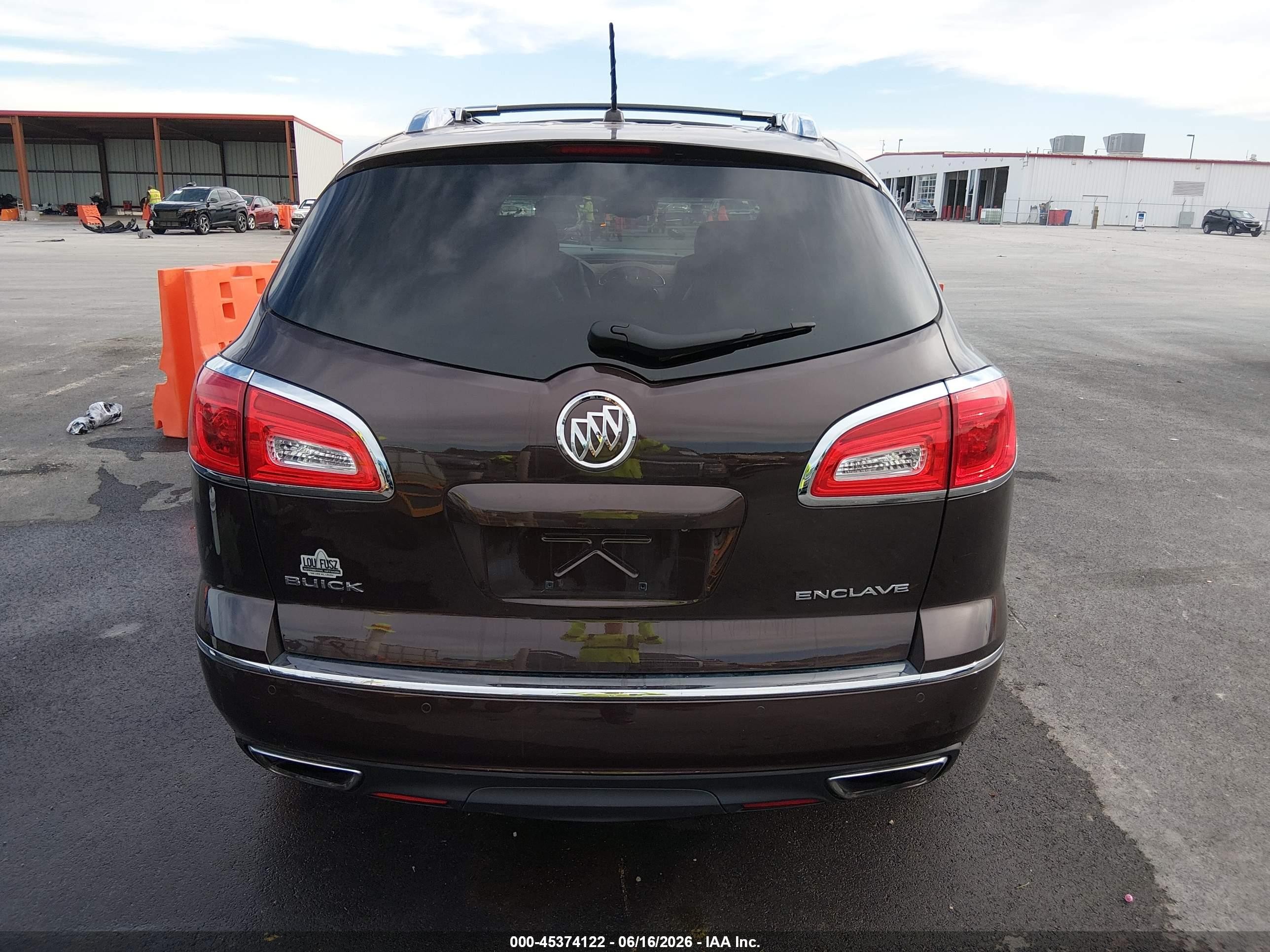 2015 Buick Enclave Leather Brown vin: 5GAKRBKD2FJ351927