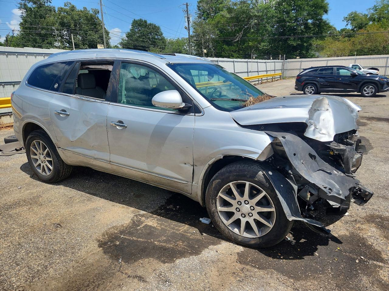 2015 Buick Enclave Silver vin: 5GAKRBKD2FJ354200