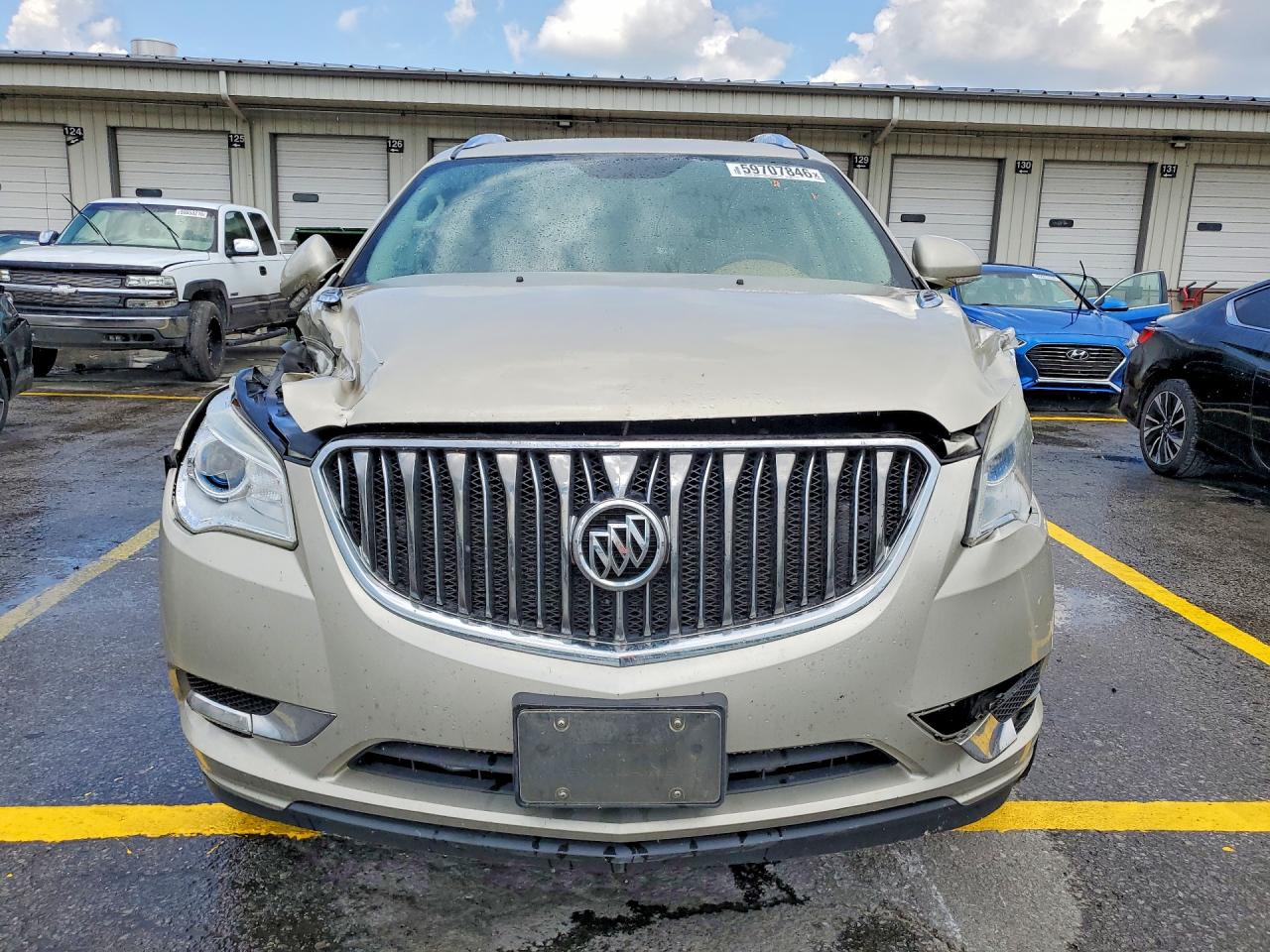 2015 Buick Enclave Beige vin: 5GAKRBKD2FJ386614