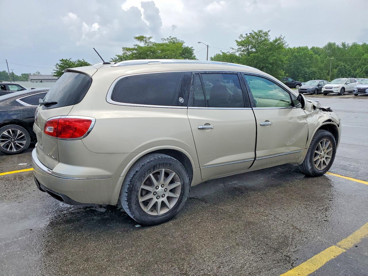 2015 Buick Enclave Beige vin: 5GAKRBKD2FJ386614