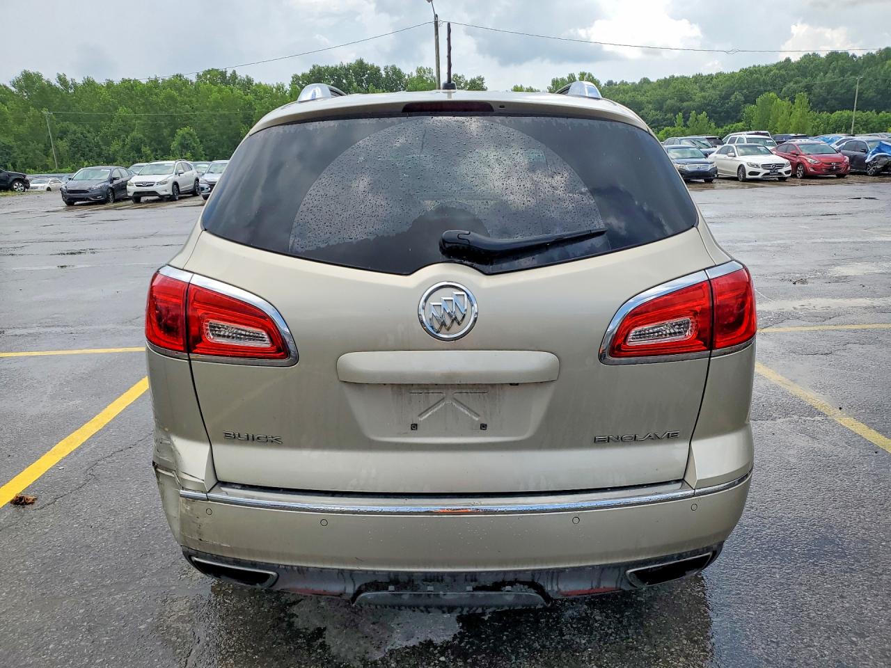 2015 Buick Enclave Beige vin: 5GAKRBKD2FJ386614