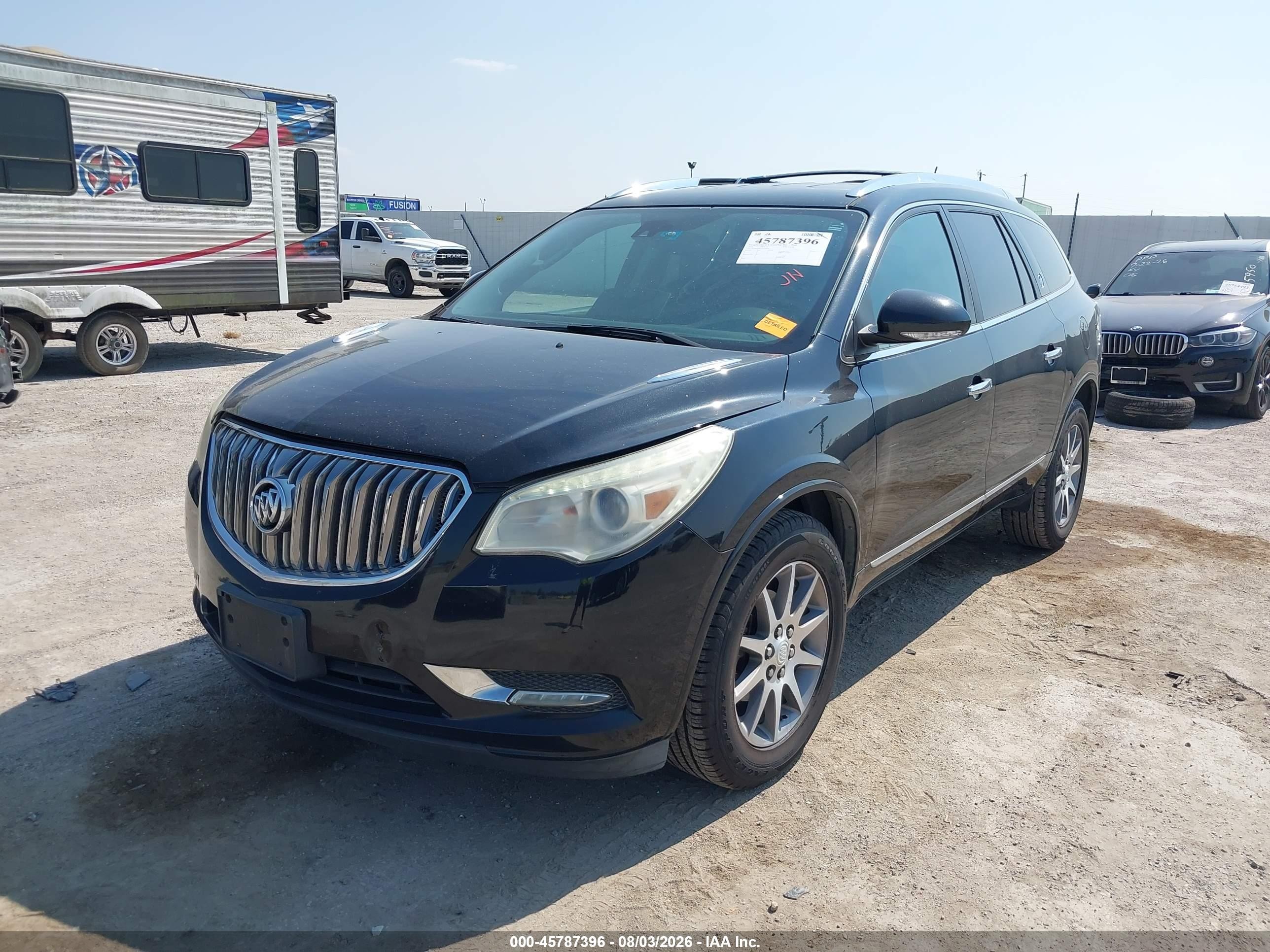 2014 Buick Enclave Leather Black vin: 5GAKRBKD3EJ198229