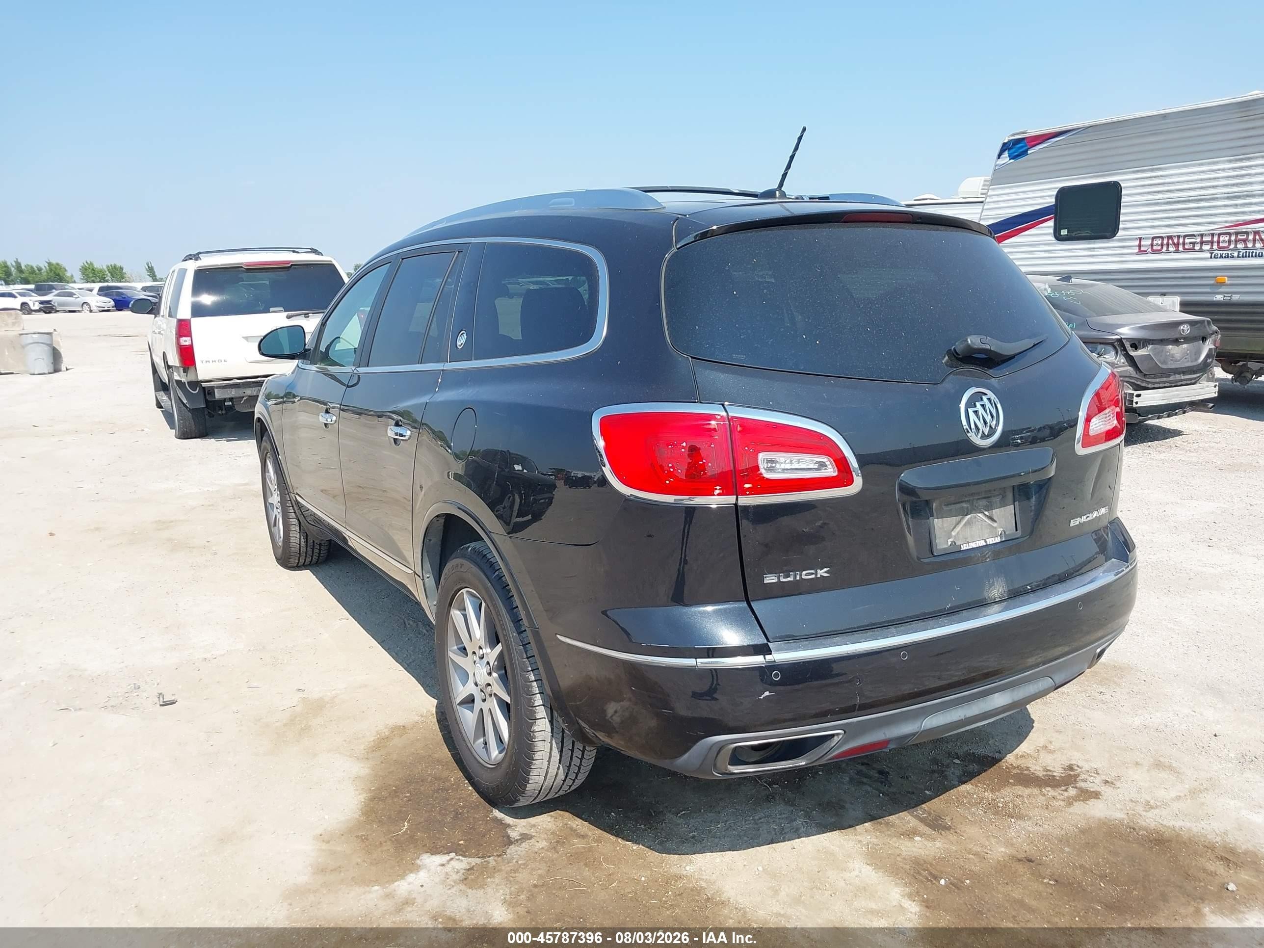 2014 Buick Enclave Leather Black vin: 5GAKRBKD3EJ198229