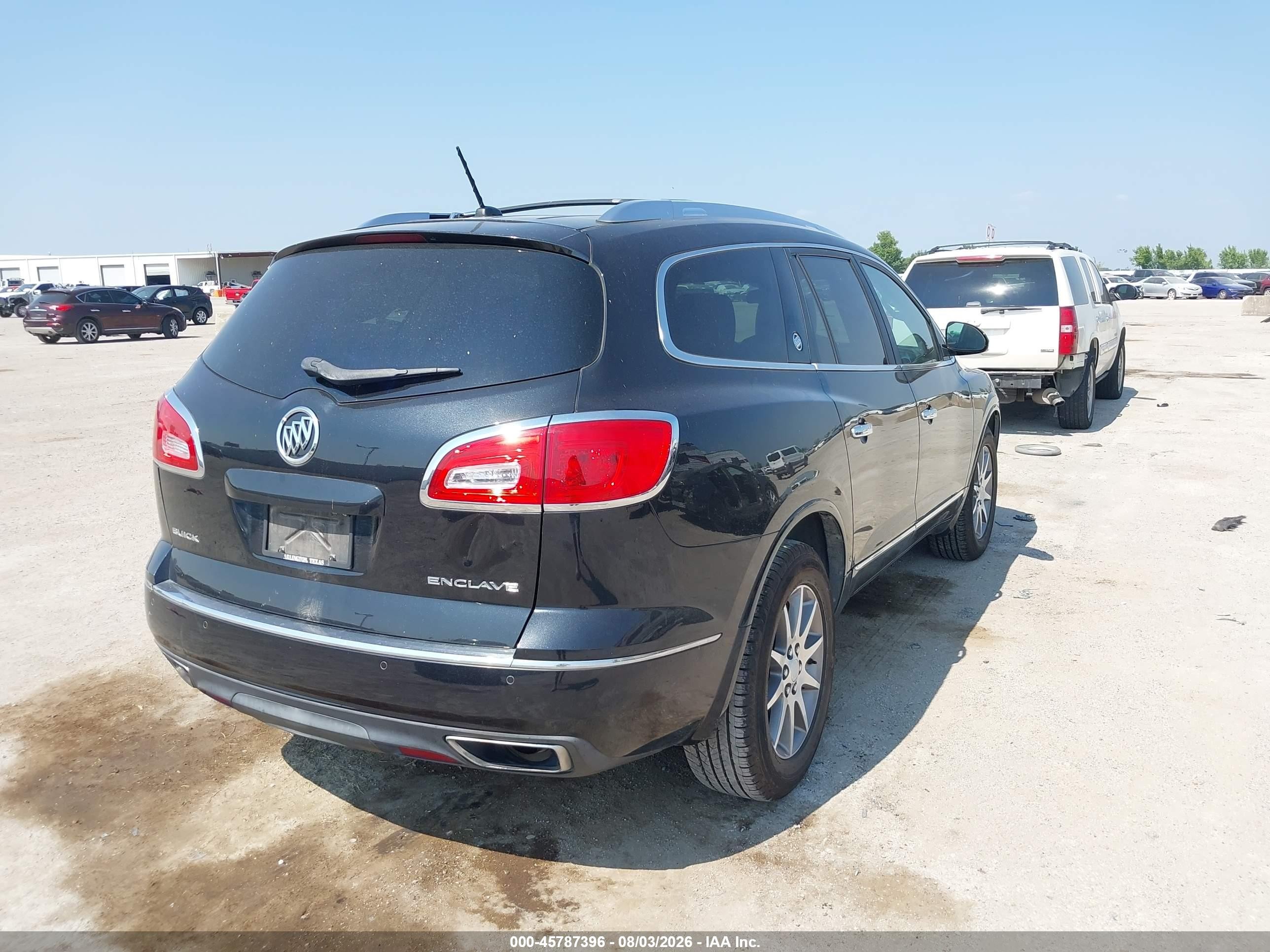 2014 Buick Enclave Leather Black vin: 5GAKRBKD3EJ198229