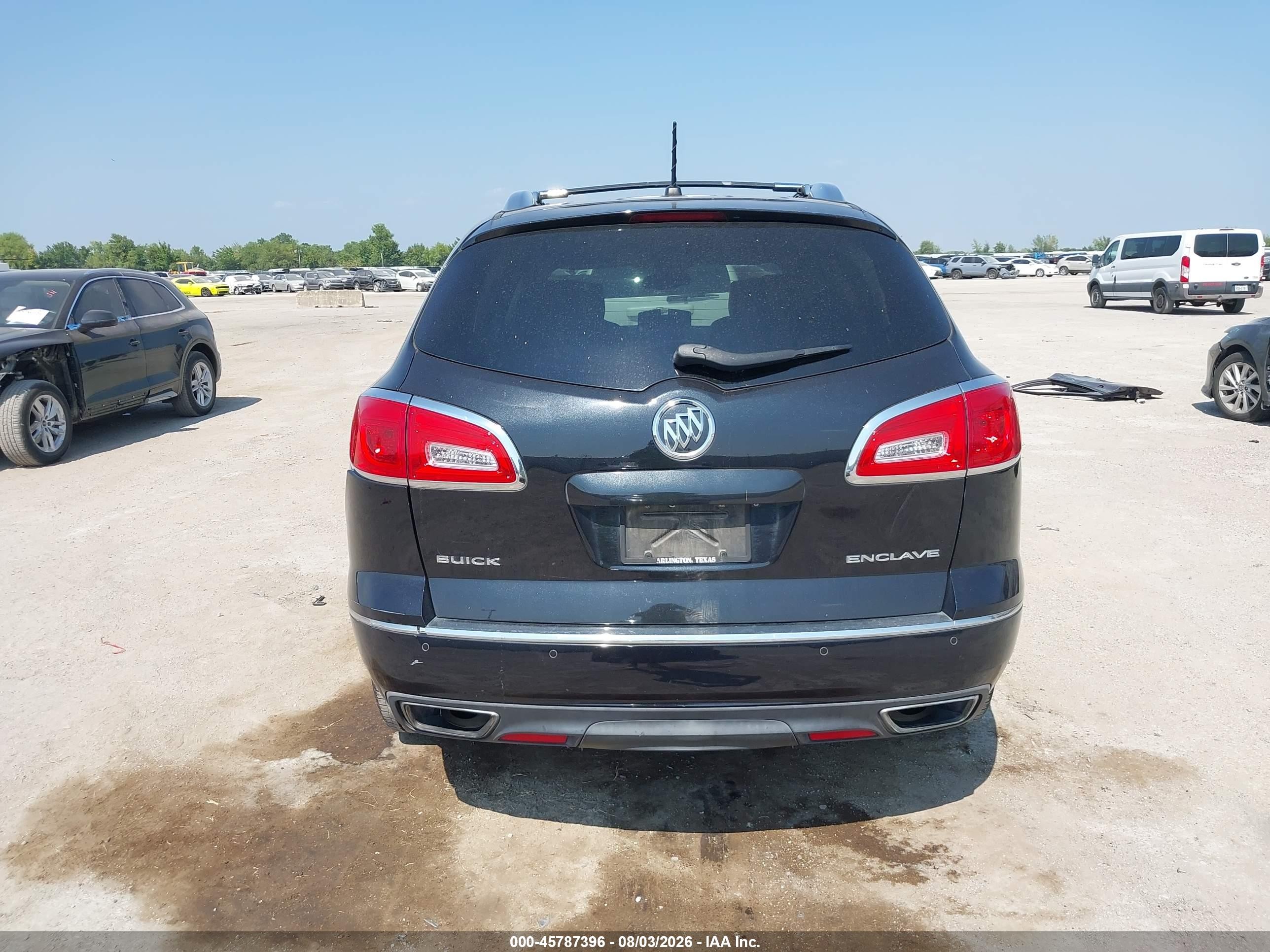 2014 Buick Enclave Leather Black vin: 5GAKRBKD3EJ198229
