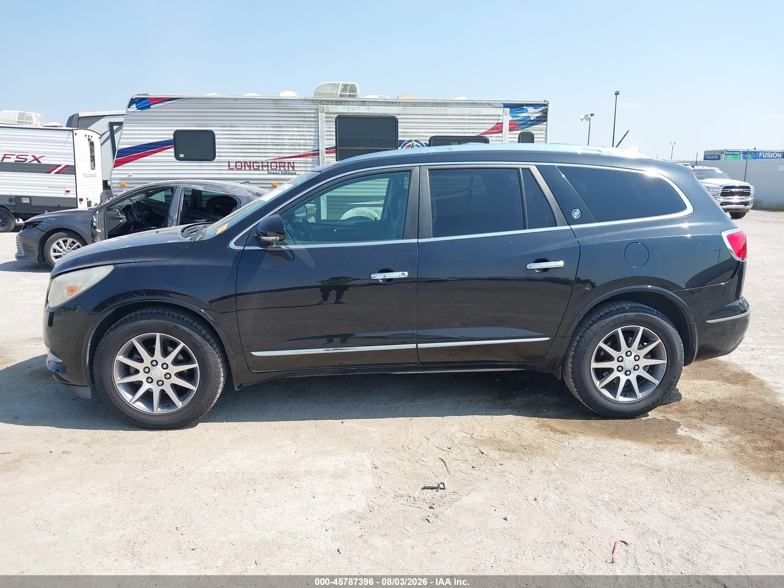 2014 Buick Enclave Leather Black vin: 5GAKRBKD3EJ198229